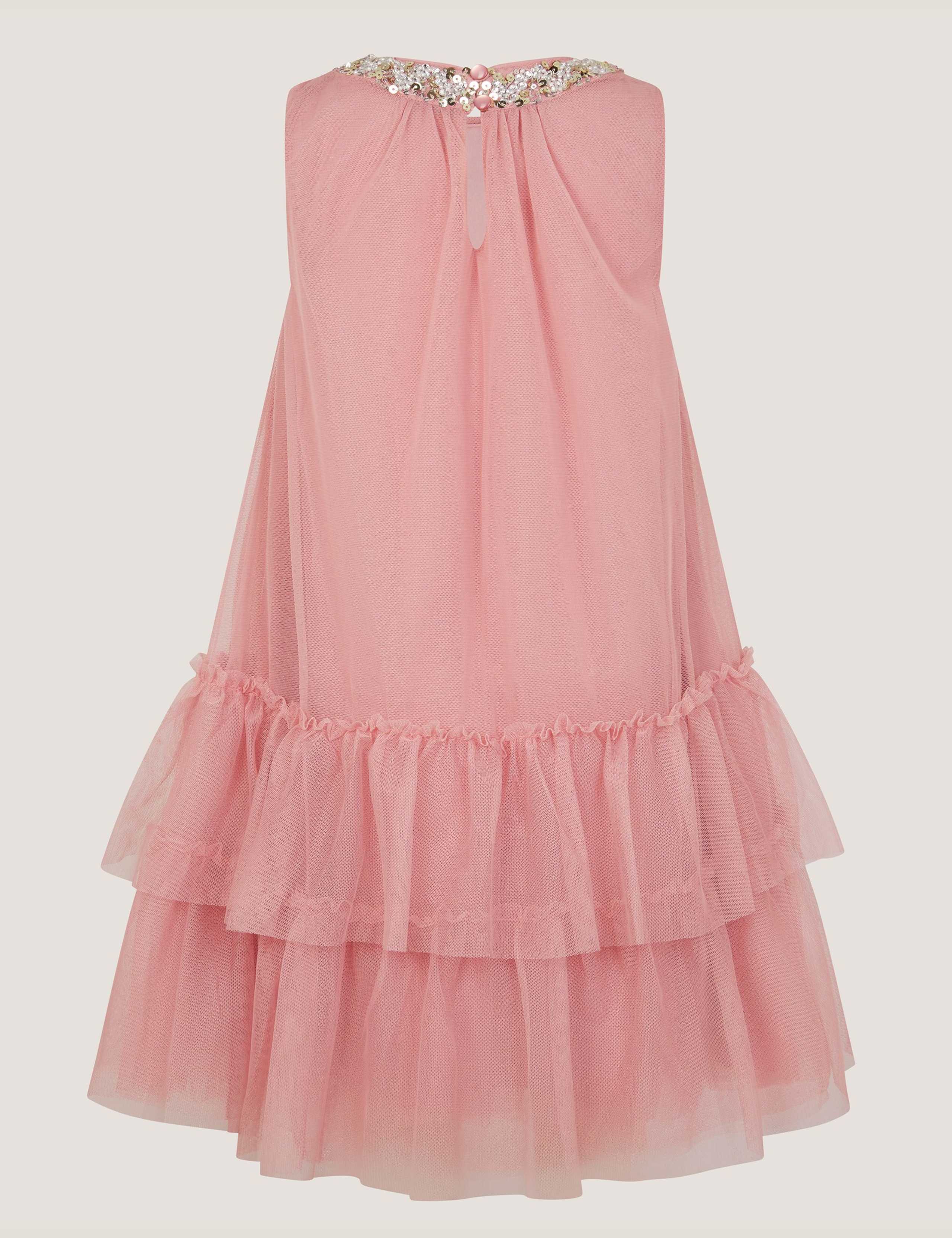 Tulle Sequin Tiered Swing Party Dress (3-13 Years) 3 of 3
