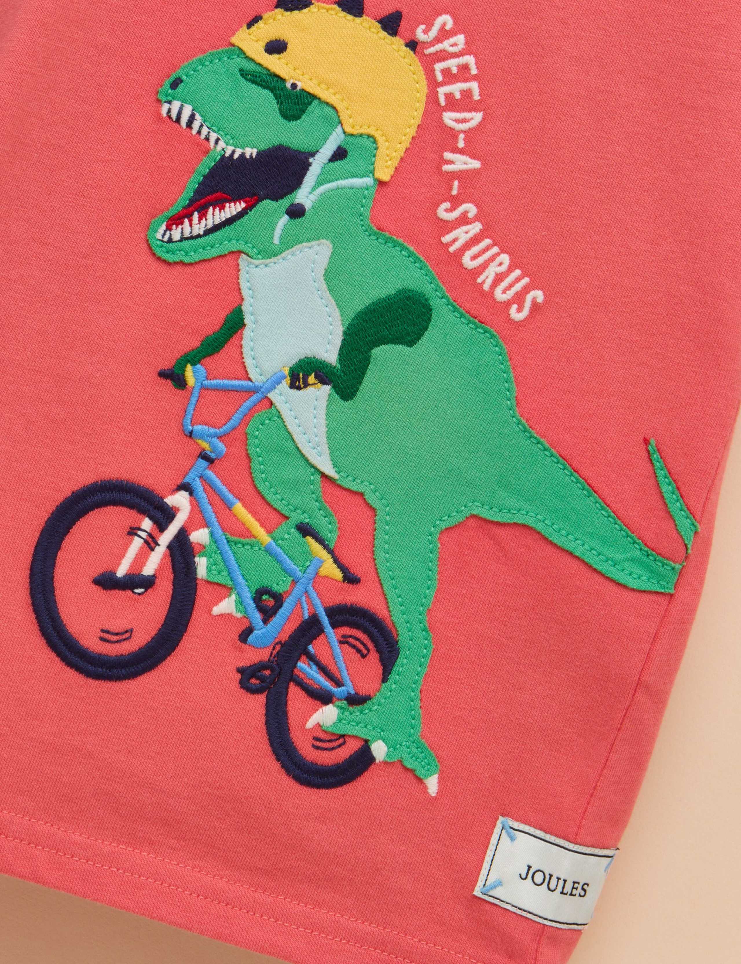 Pure Cotton Dinosaur T-Shirt (1-9 Yrs) 4 of 4