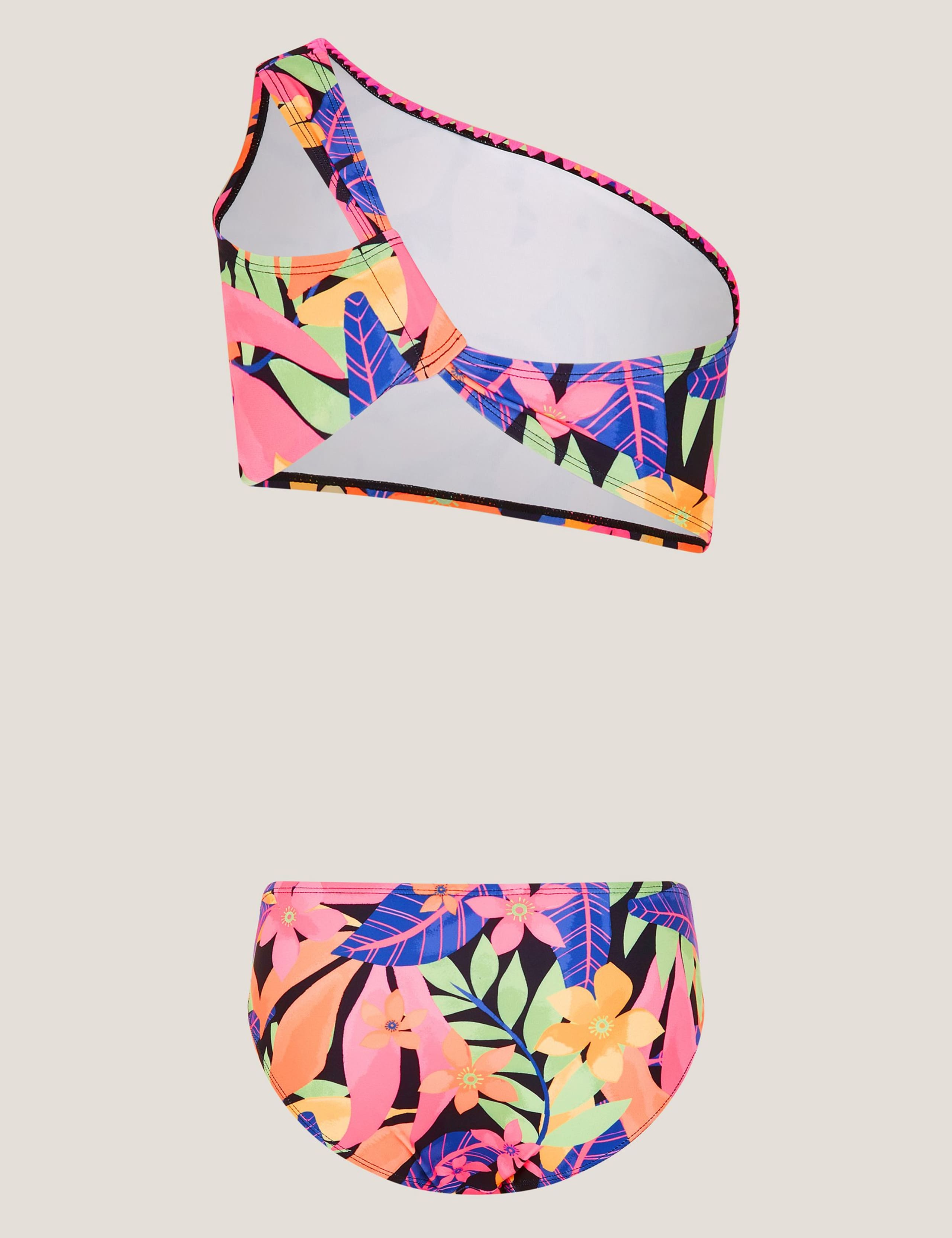 Tropical One Shoulder Bikini (7-15 Years) 2 of 3