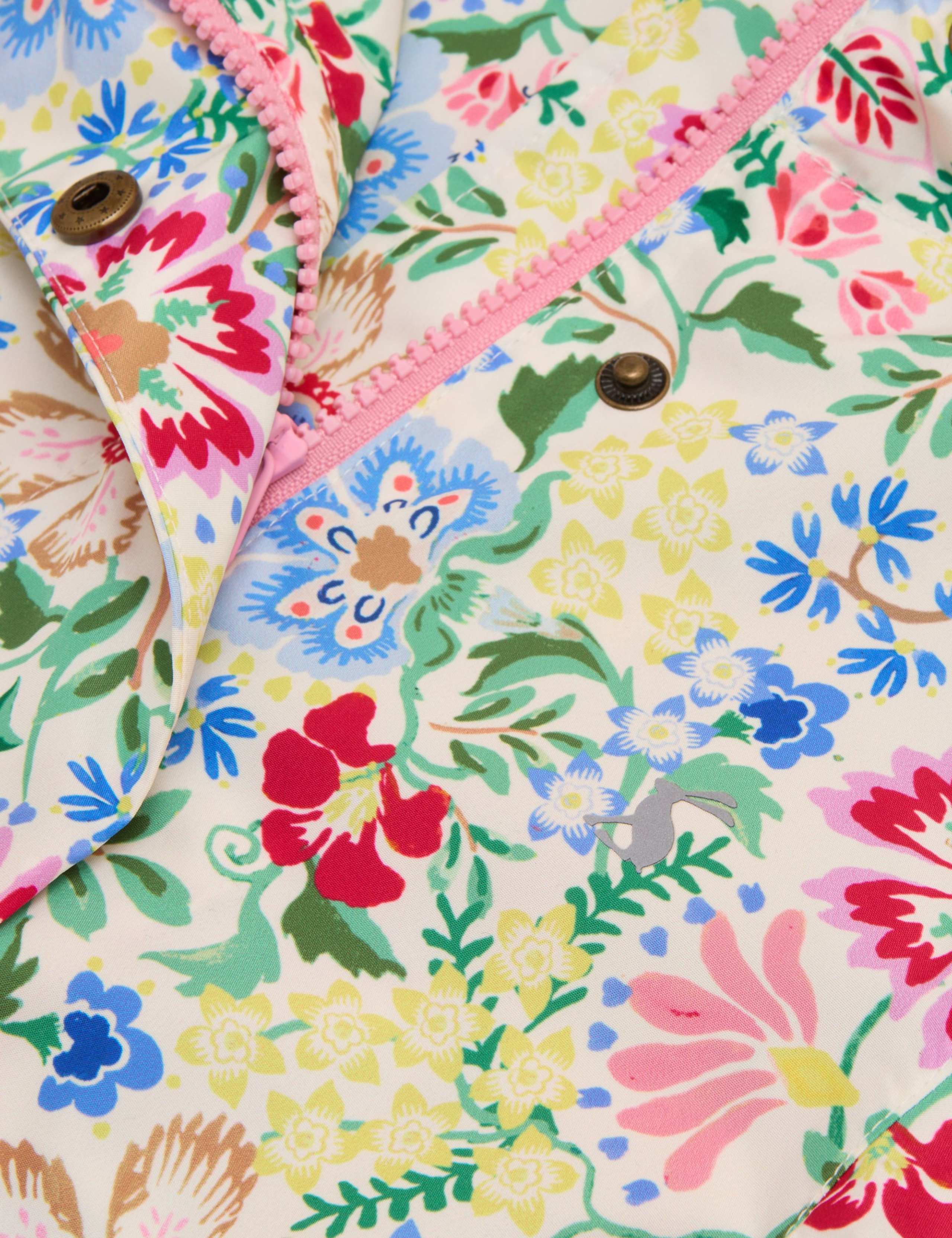 Floral Hooded Packable Raincoat (3-11 Yrs) 4 of 6