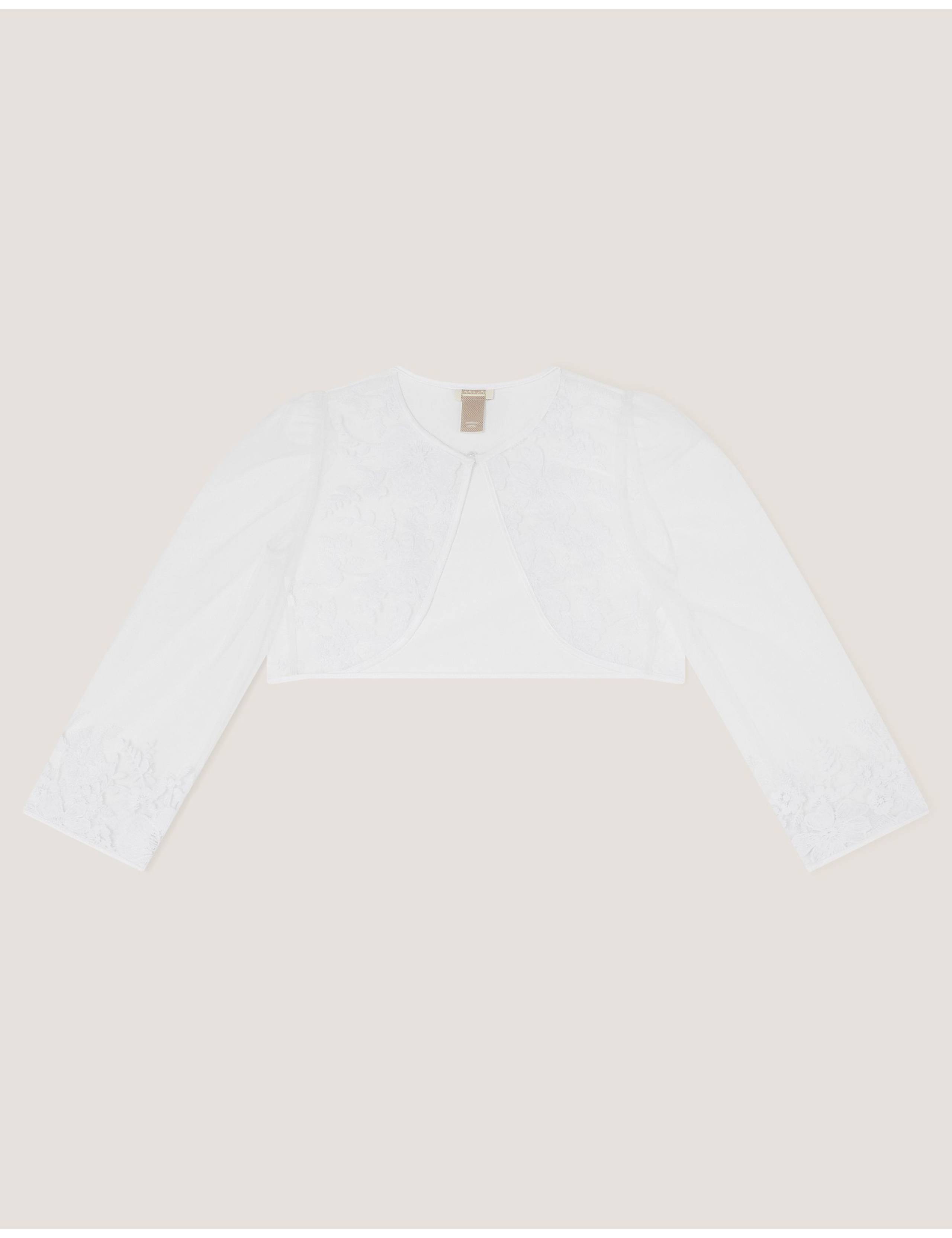 Floral Embroidered Shrug (3-13 Yrs) 1 of 2