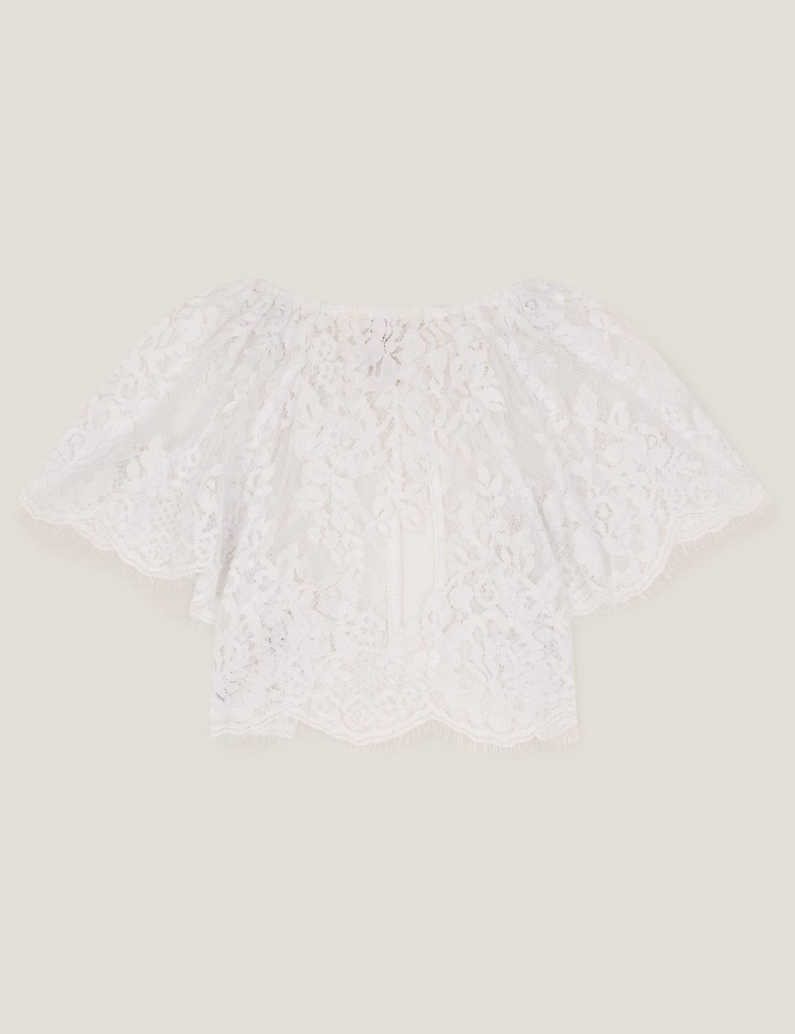 Lace Short Sleeve Cover Up (5-13 Years) 2 of 3