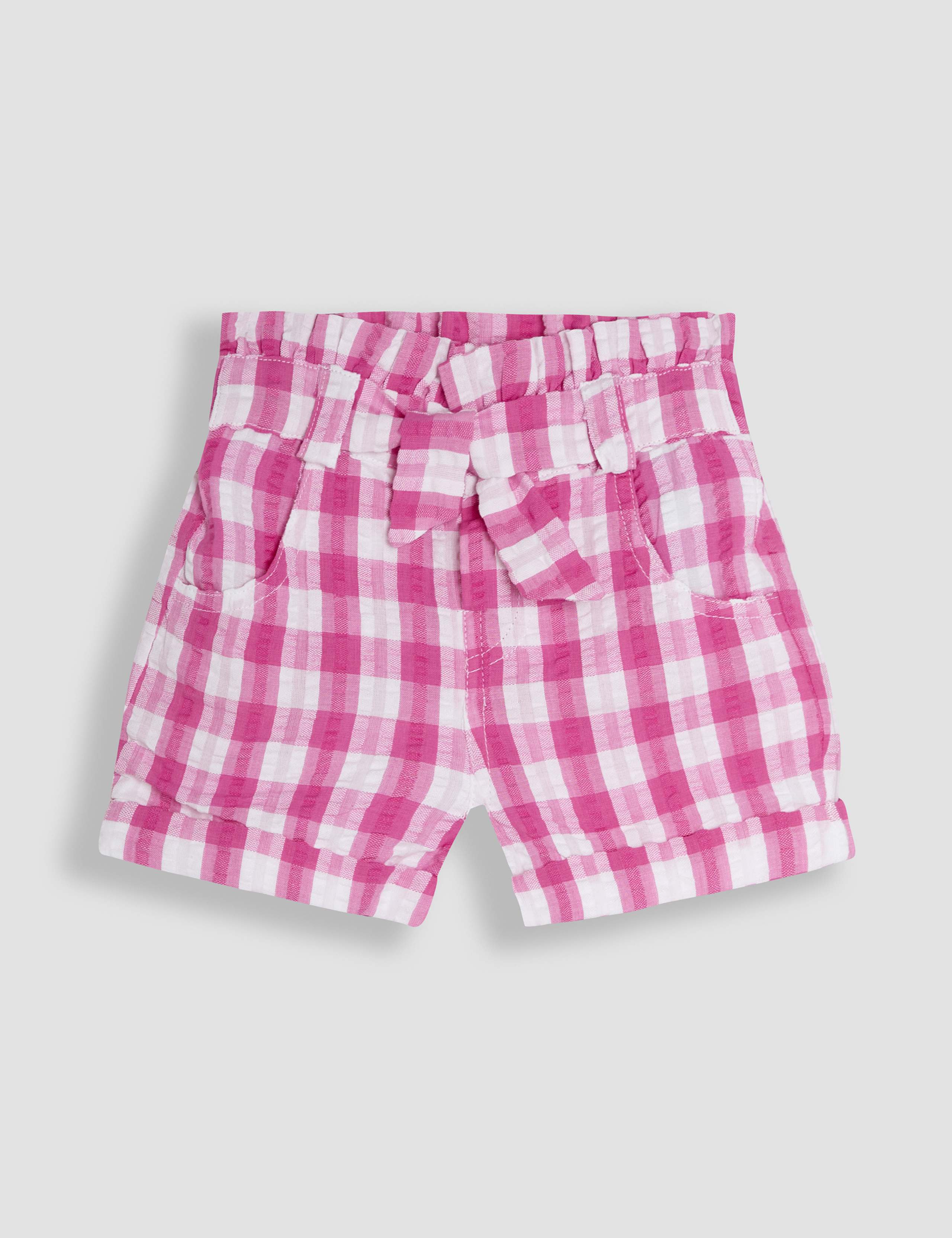 Pure Cotton Gingham Shorts (6 Mths-5 Yrs) 1 of 3