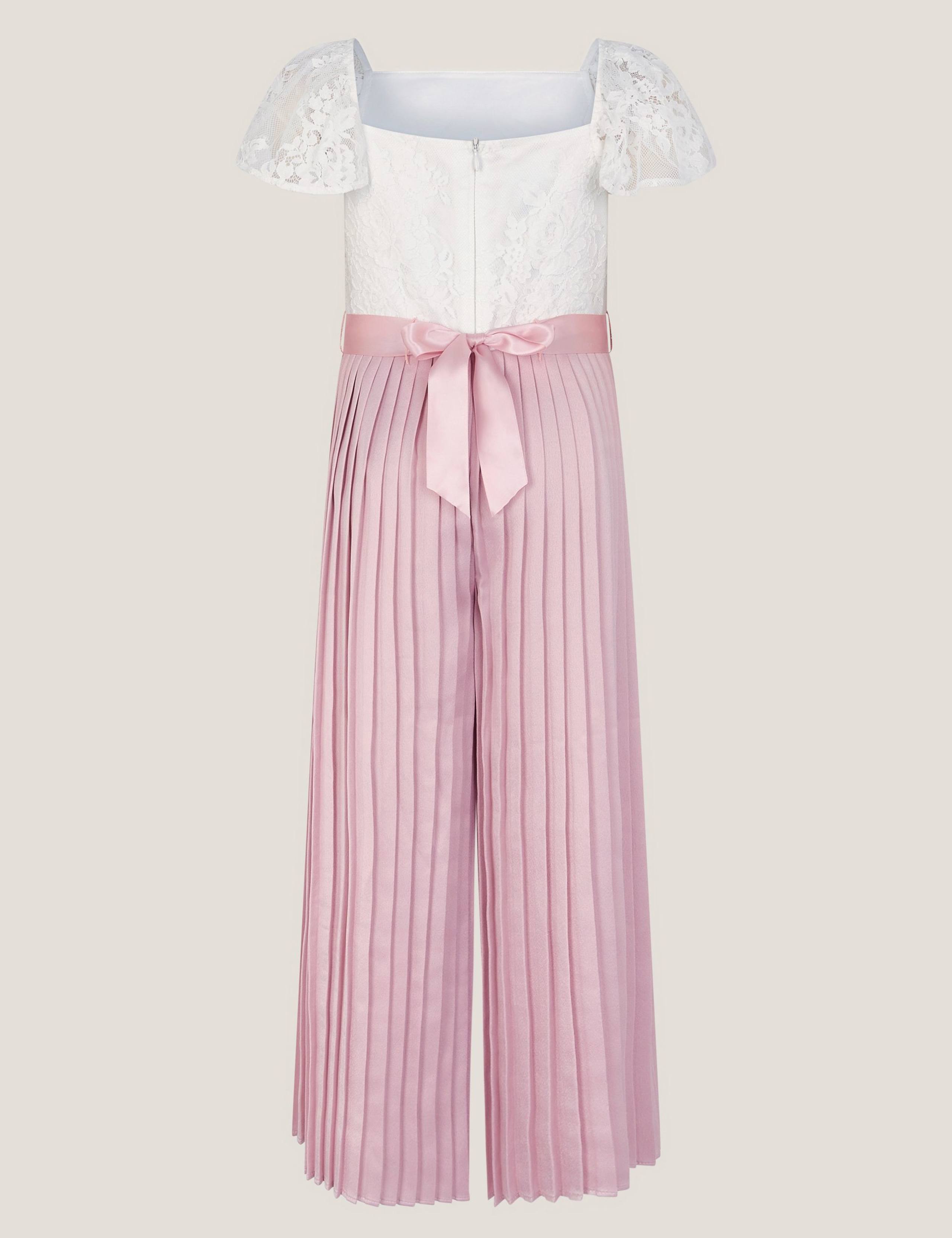 Lace Pleated Jumpsuit (3-13 Yrs) 4 of 4