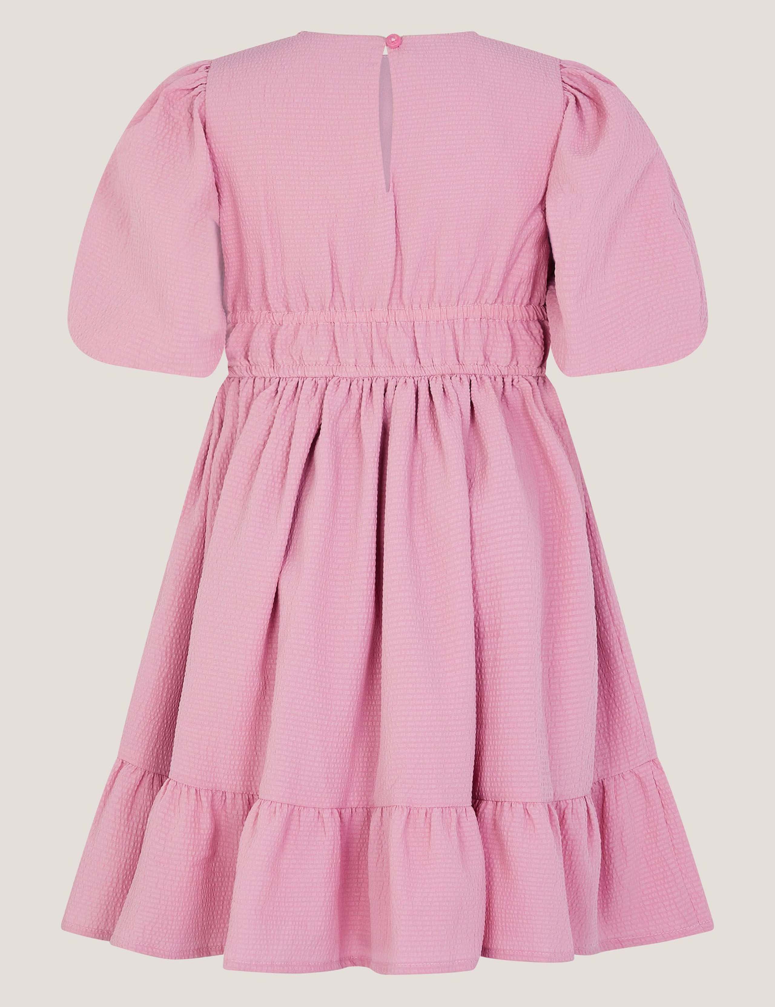 Embroidered Yoke Tiered Dress (3-15 Years) 4 of 4