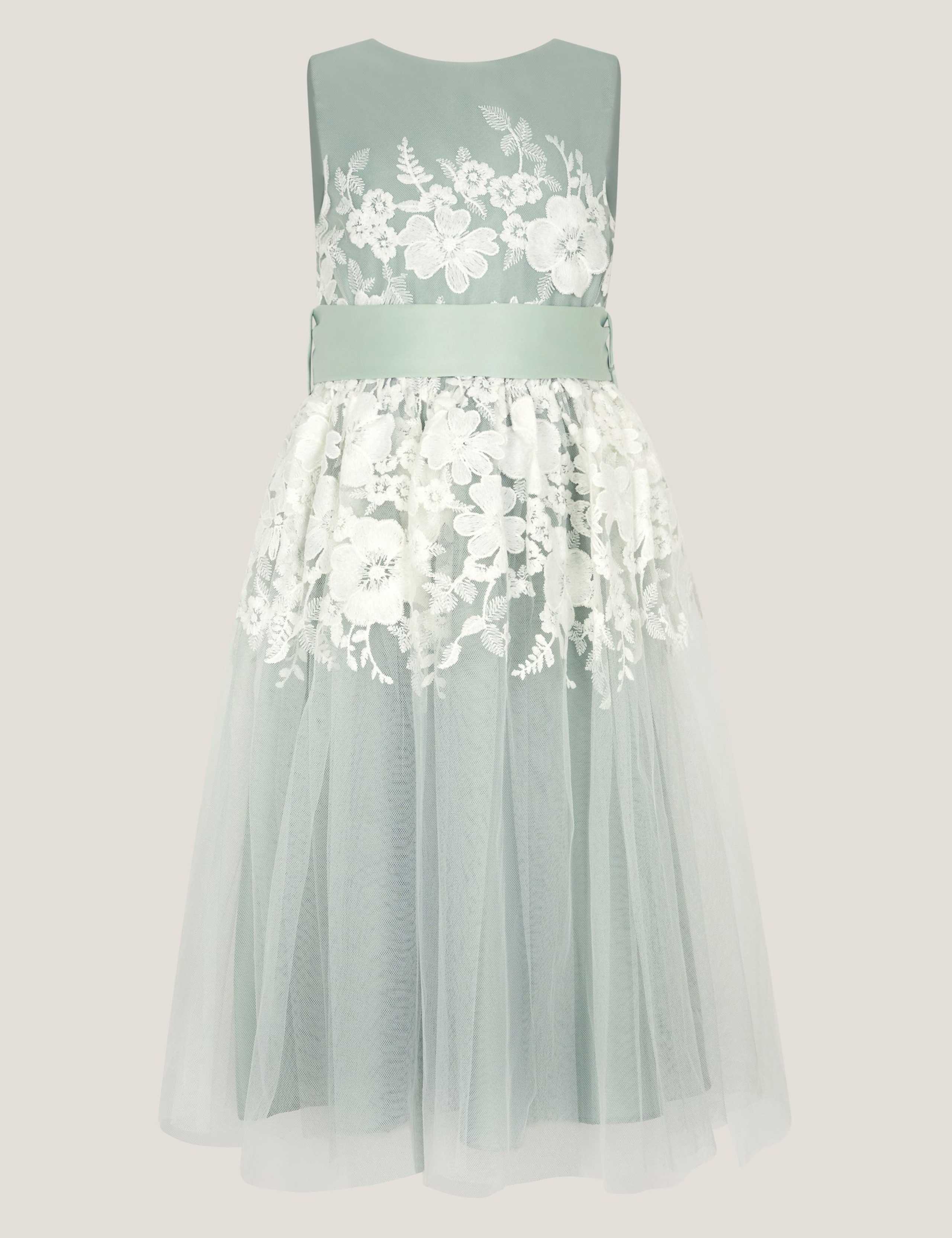 Tulle Floral Embroidered Occasion Dress (3-13 Years) 2 of 4