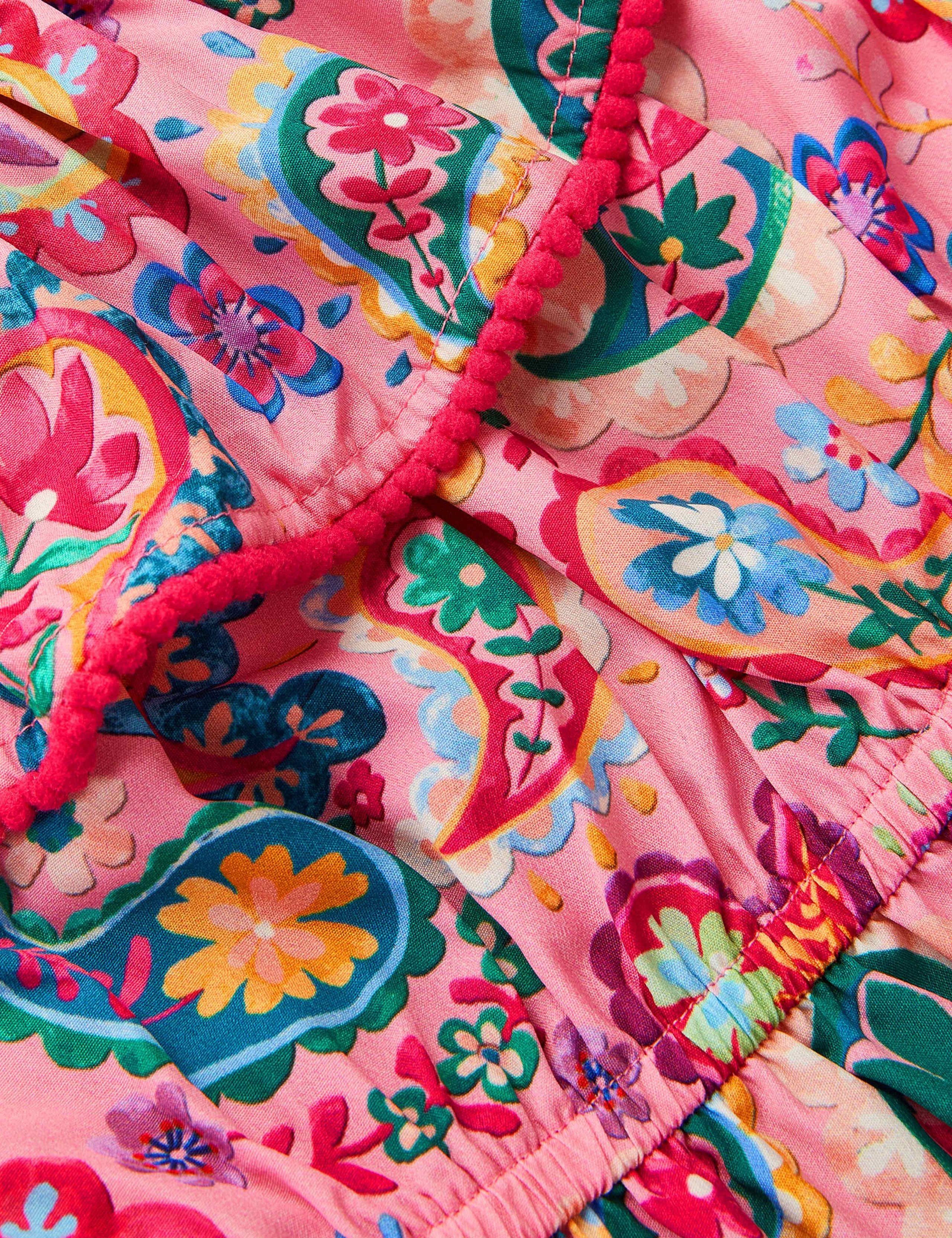 Paisley Ruffle Hanky Hem Dress (3-13 Yrs) 2 of 3