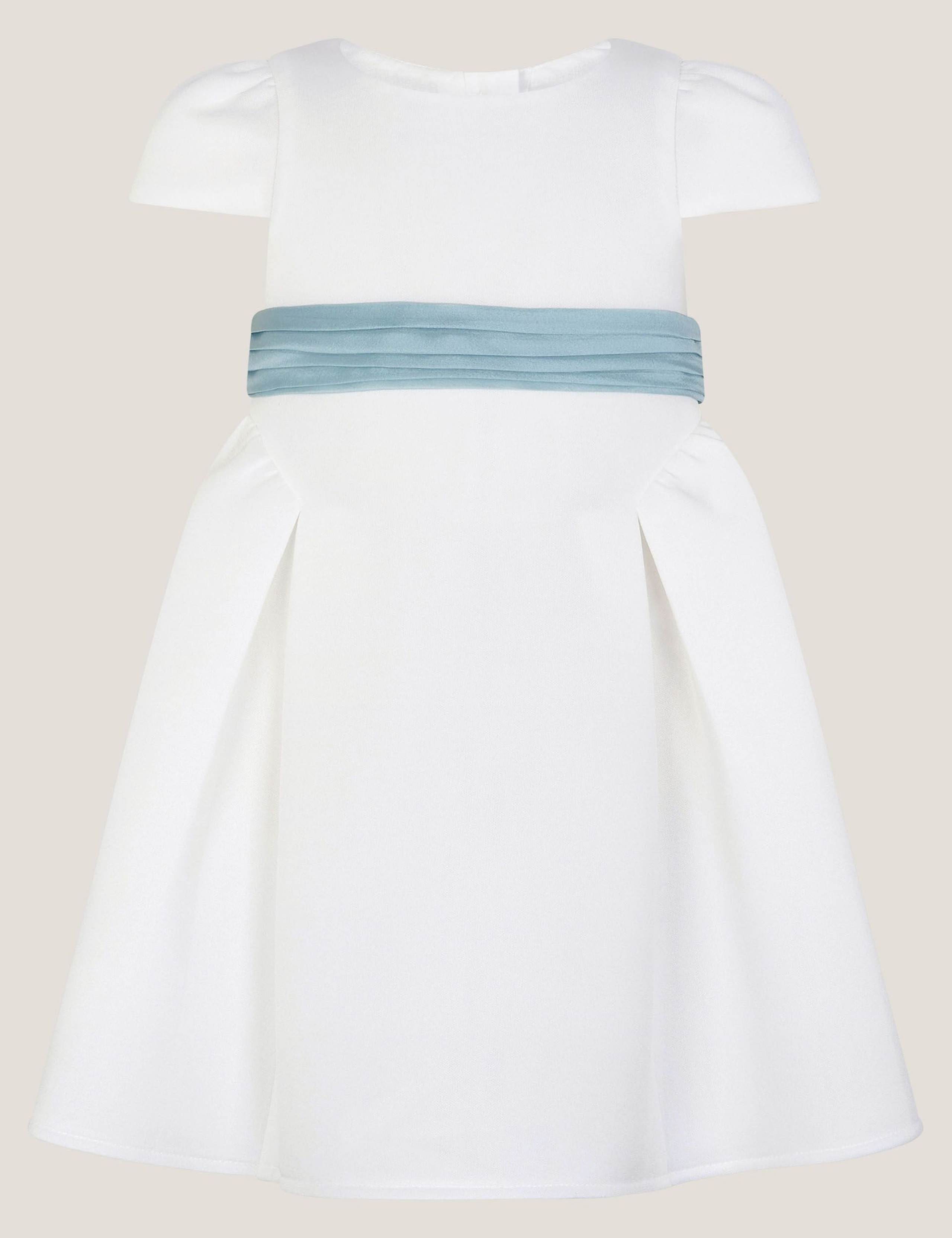 Bow Cap Sleeve Occasion Dress (0-3 Years) 1 of 3