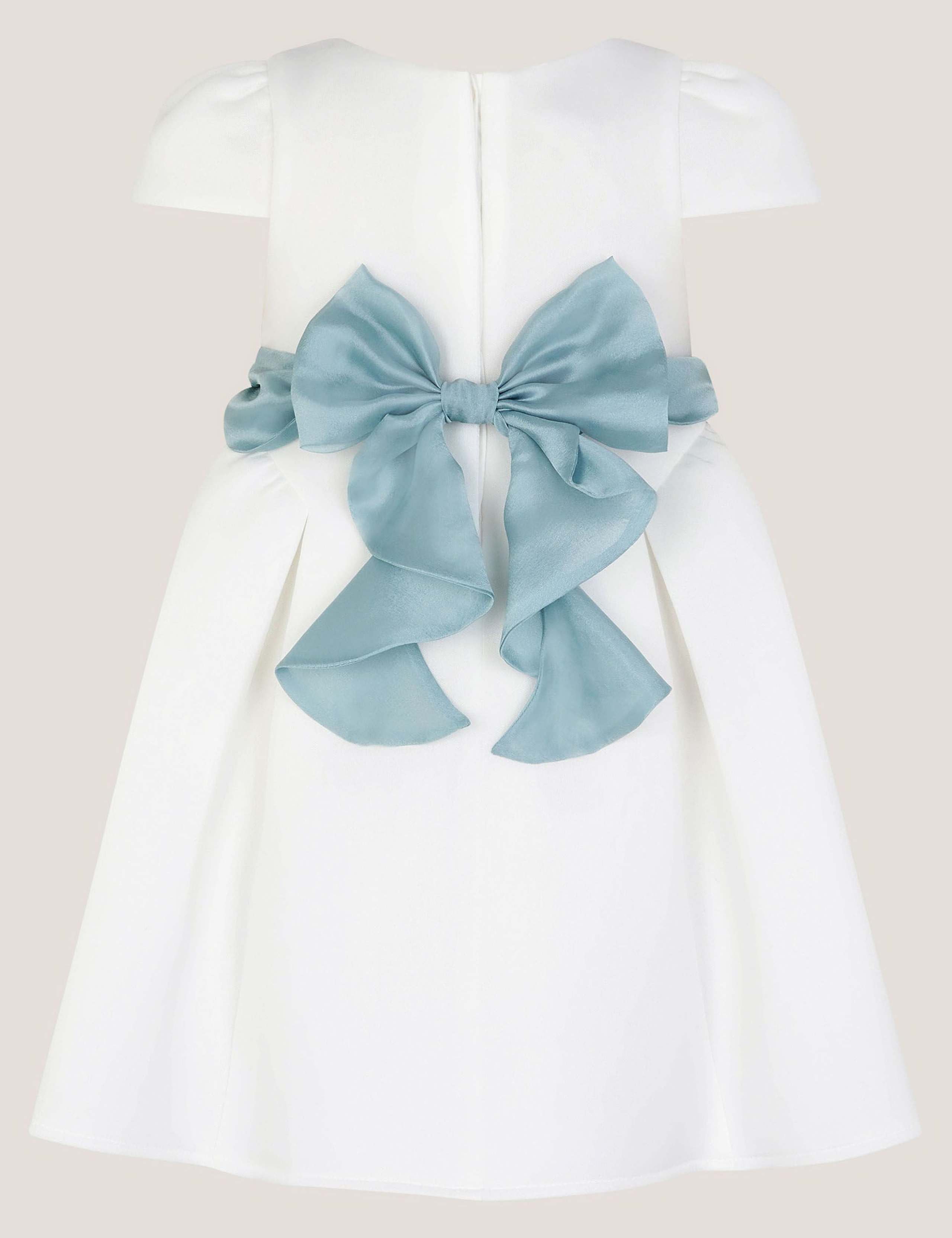 Bow Cap Sleeve Occasion Dress (0-3 Yrs) 3 of 3