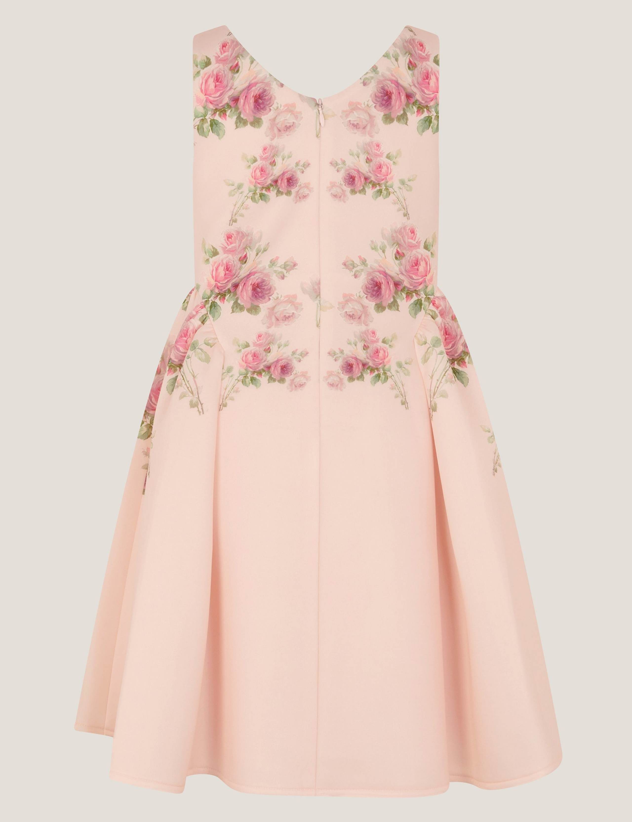 Floral Scuba Occasion Dress (3-13 Yrs) 3 of 4