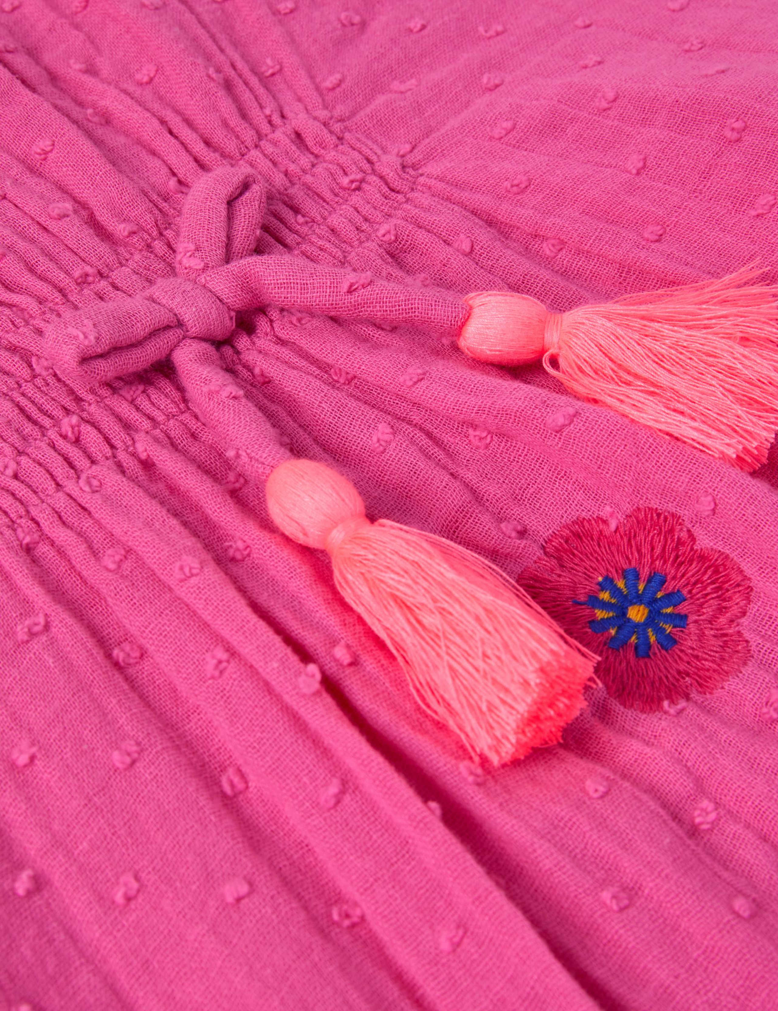 Pure Cotton Embroidered Kaftan Dress (3-15 Yrs) 2 of 3