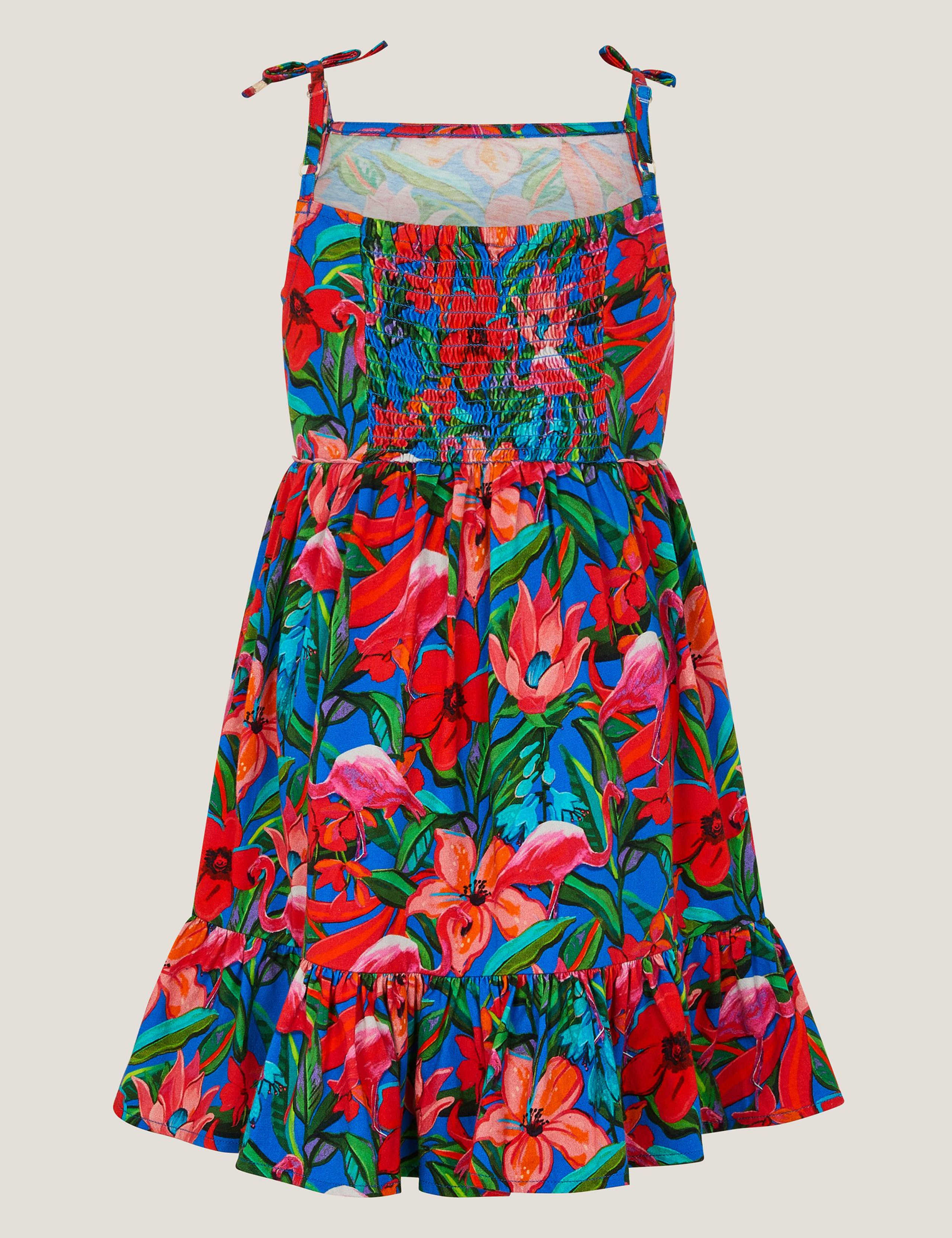 Tropical Print Jersey Beach Dress (3-13 Yrs) 4 of 4