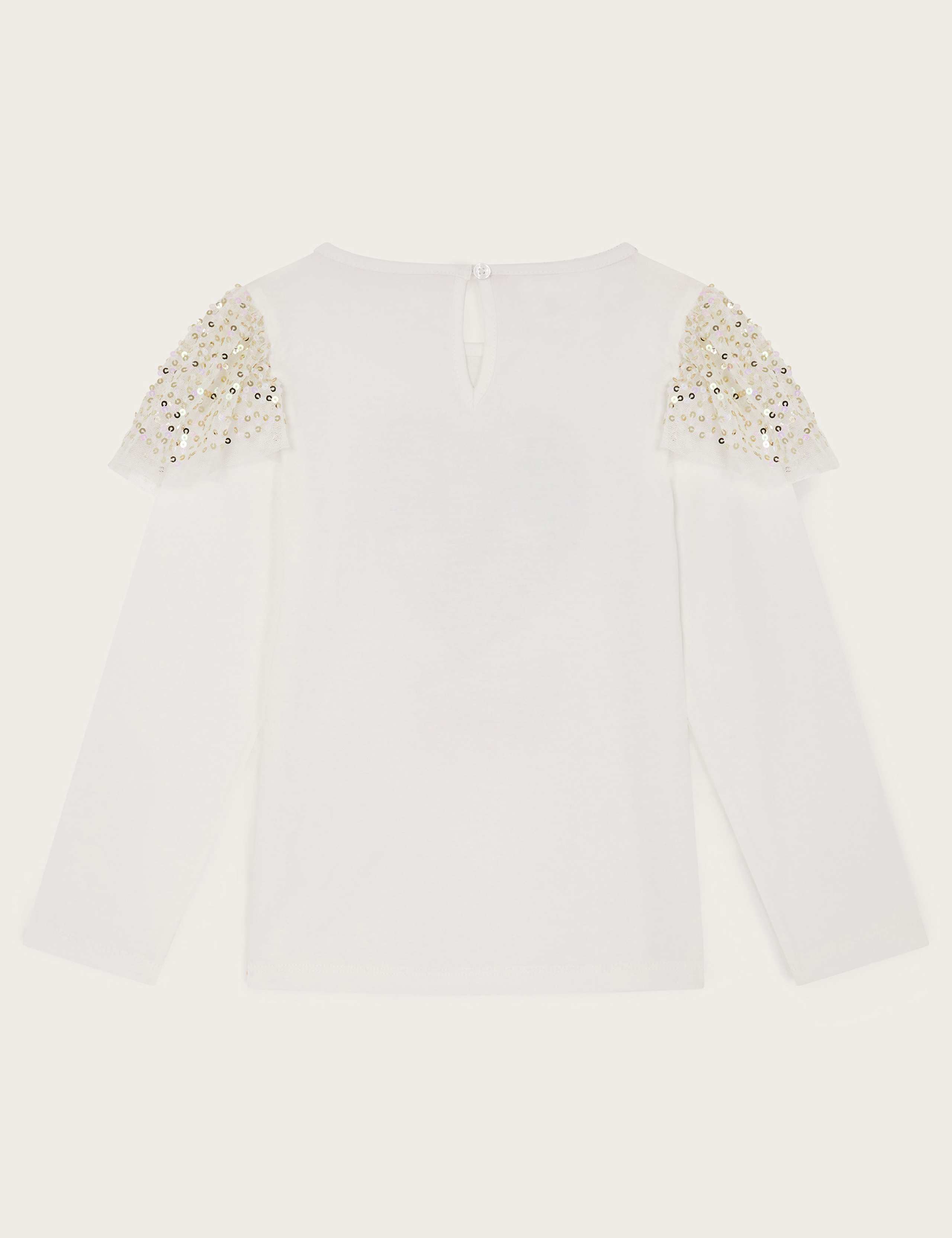 Pure Cotton London Graphic Frill Top (3-13 Yrs) 2 of 4