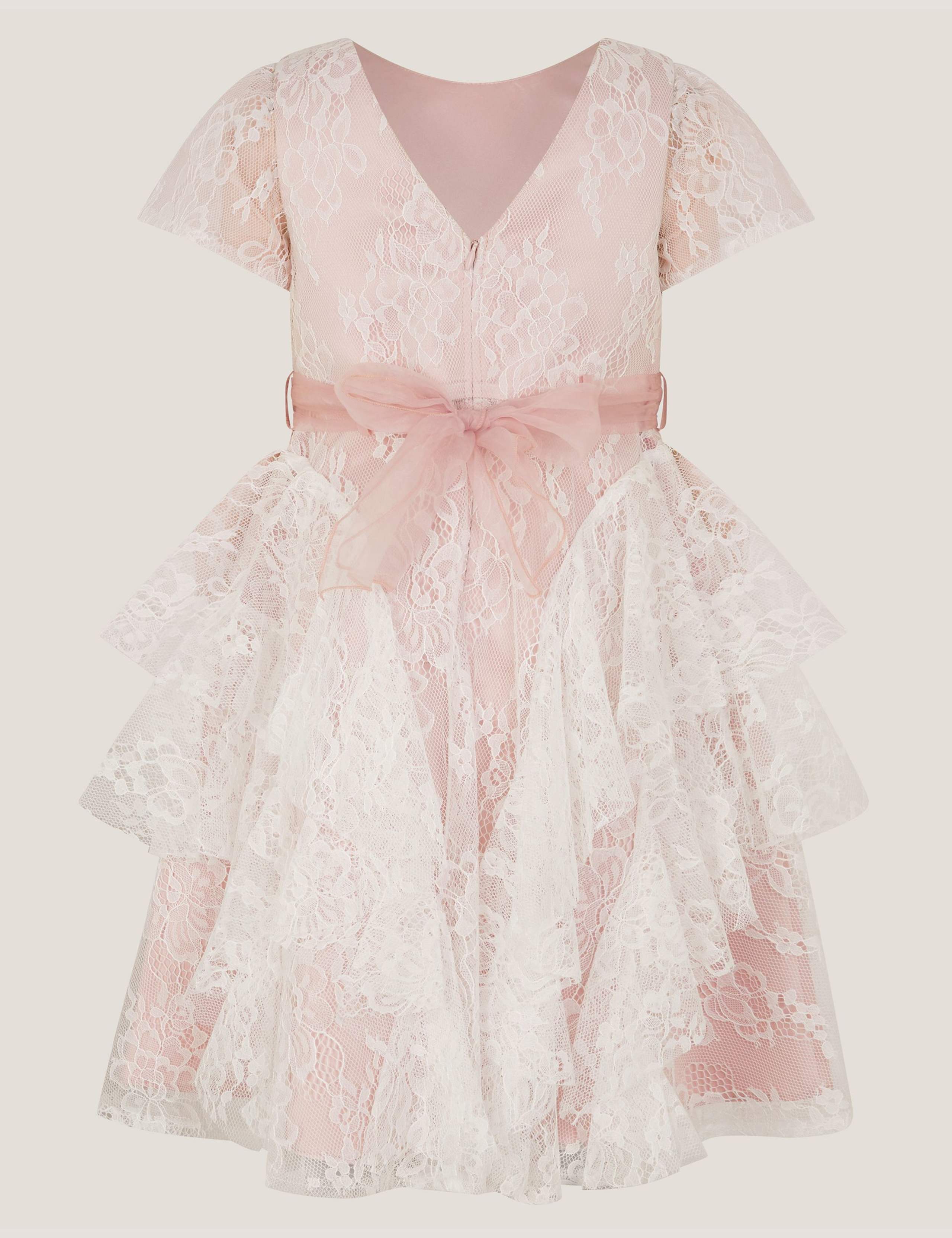 Lace Ruffle Occasion Dress (3-13 Yrs) 3 of 3