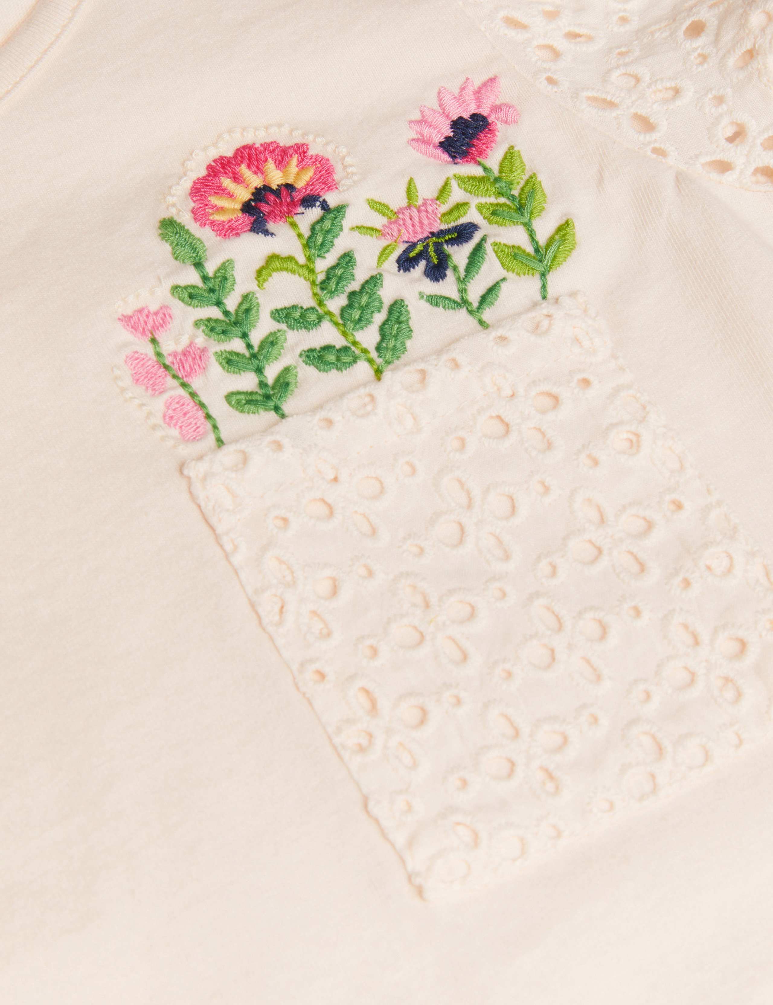 Pure Cotton Embroidered T-Shirt (3-12 Yrs) 2 of 4