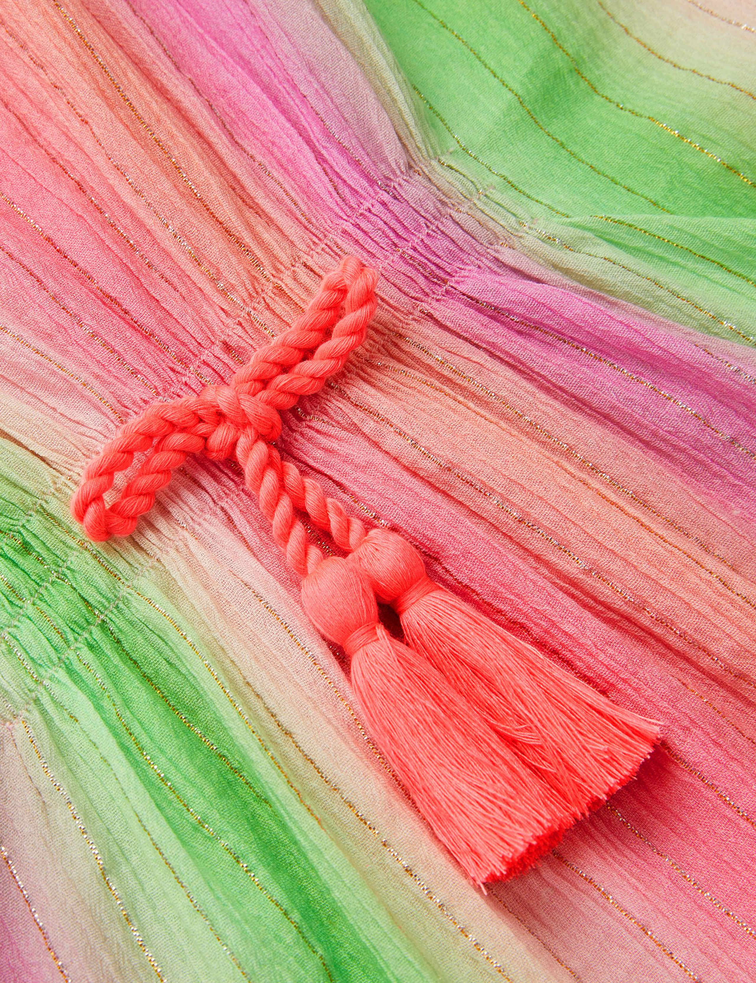 Ombré Striped Kaftan Dress (3-13 Years) 3 of 3