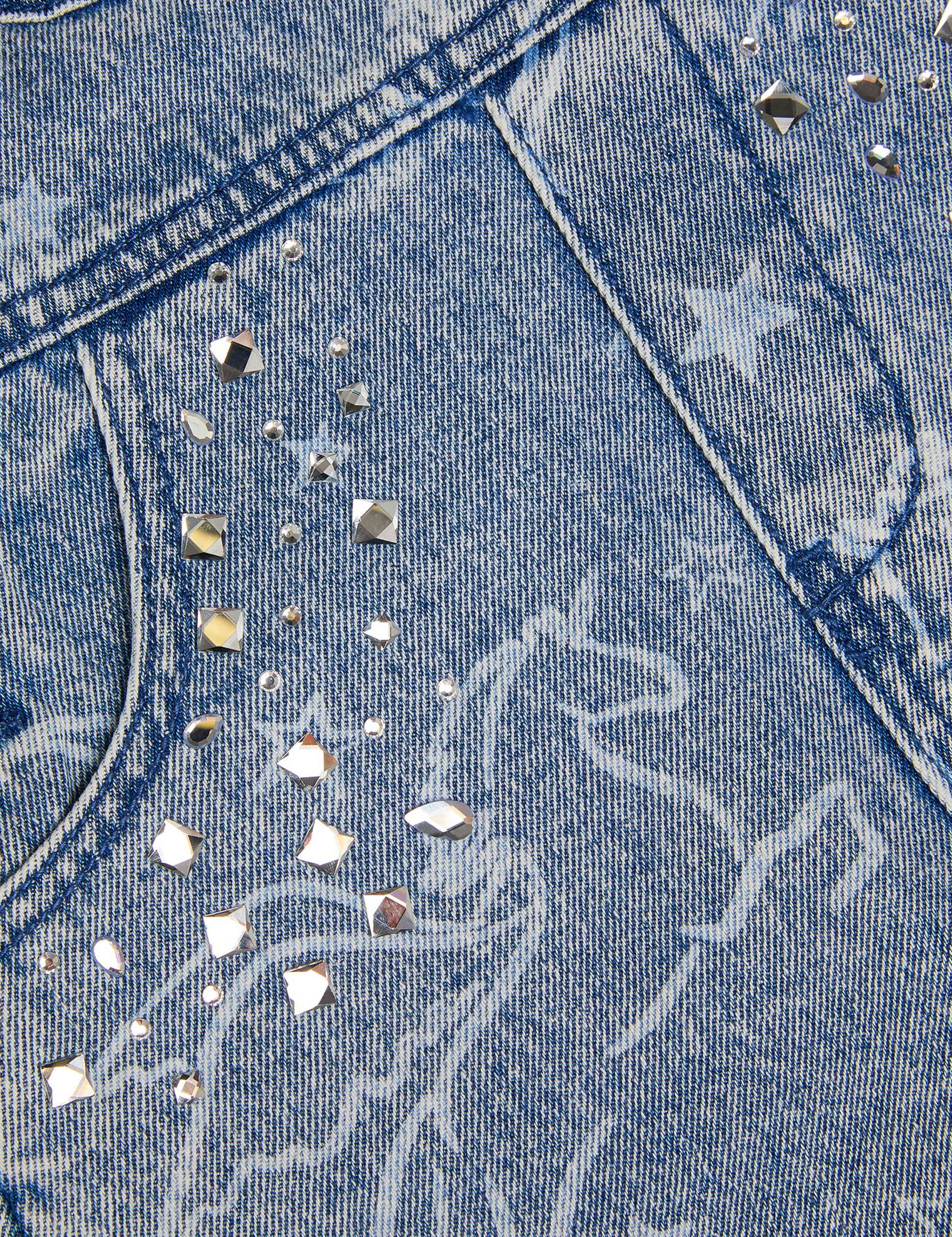 Denim Unicorn Dungarees (3-13 Yrs) 2 of 3