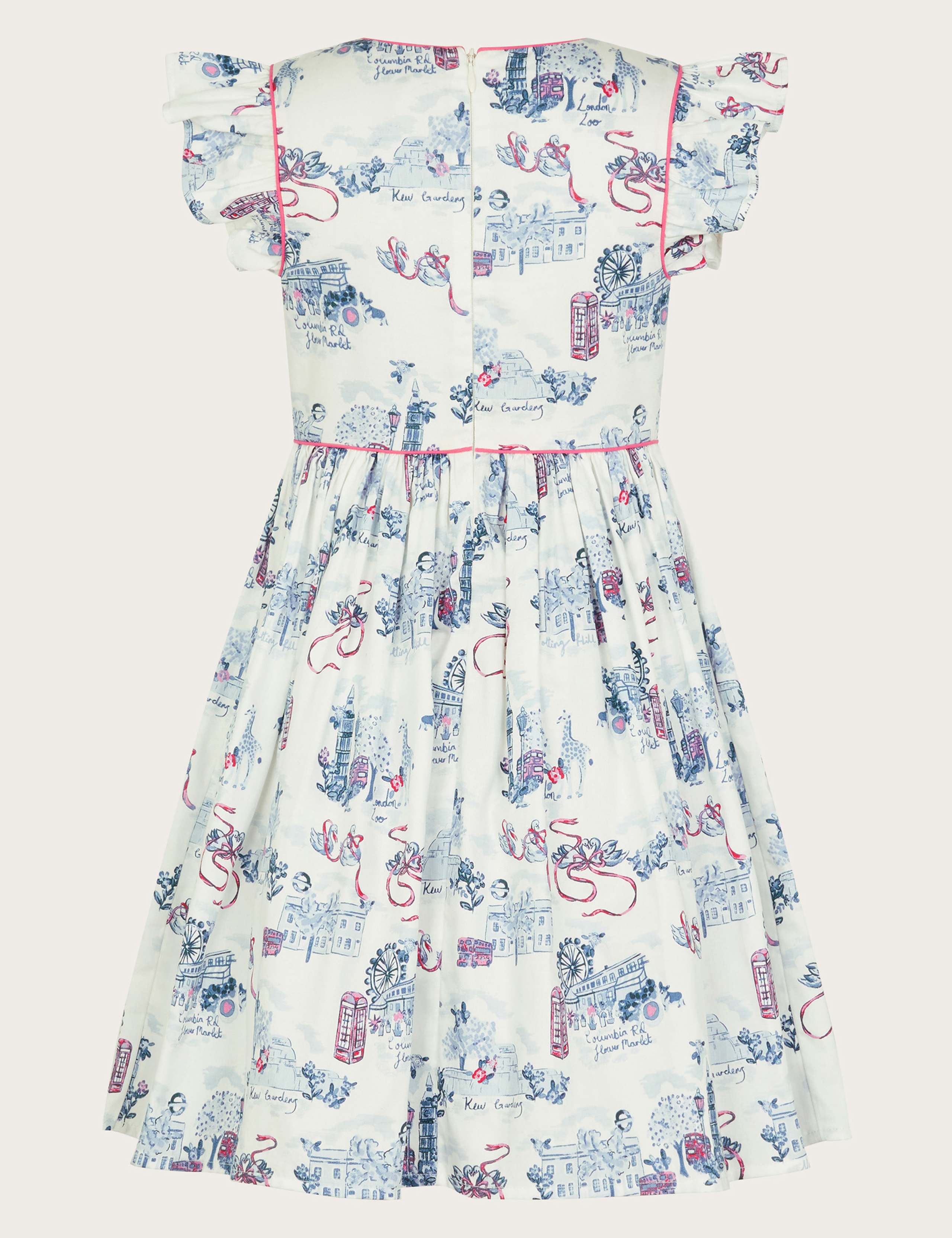 Cotton Rich London Print Frill Dress (3-13 Yrs) 2 of 4