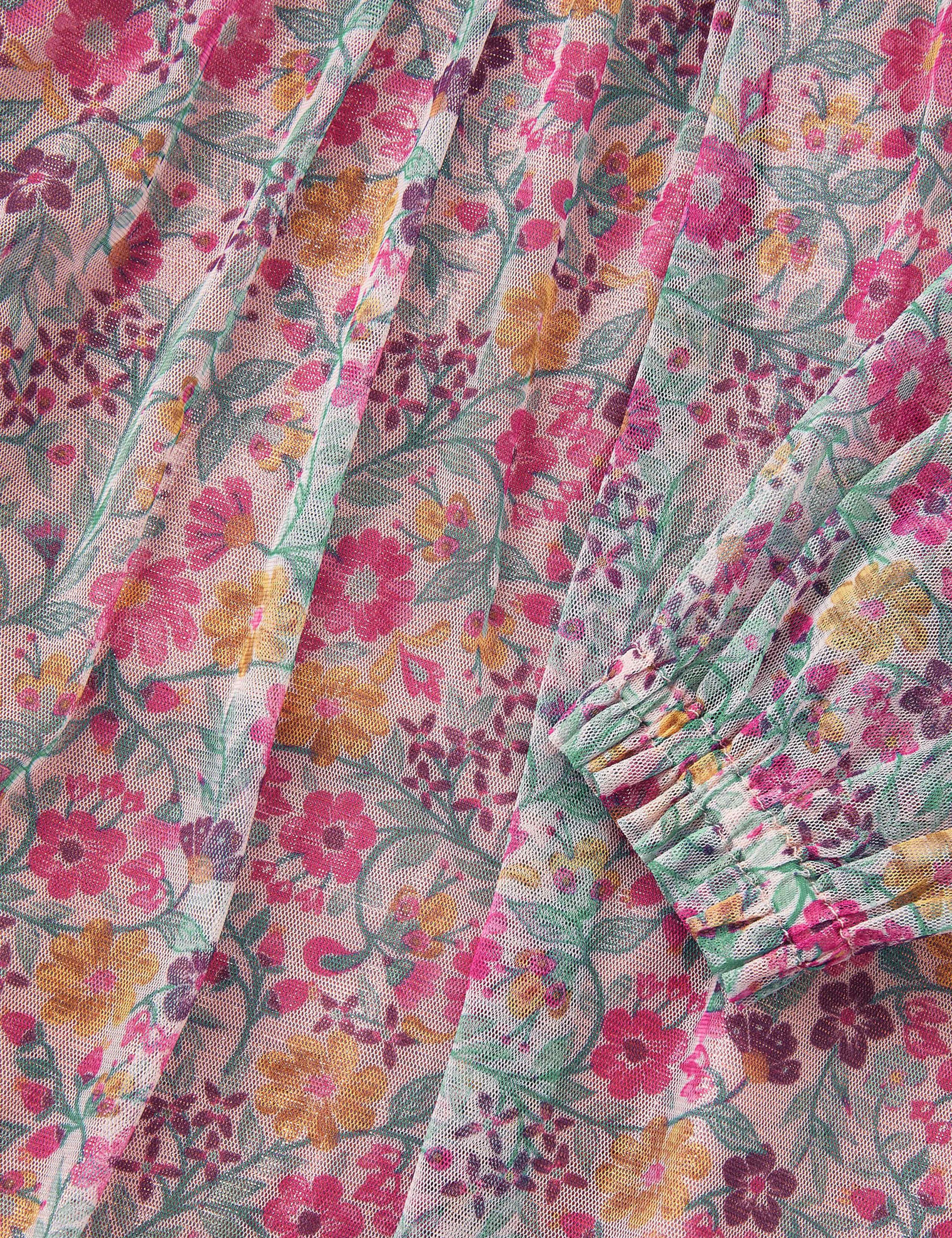 Scallop Collar Floral Print Dress 3 of 4