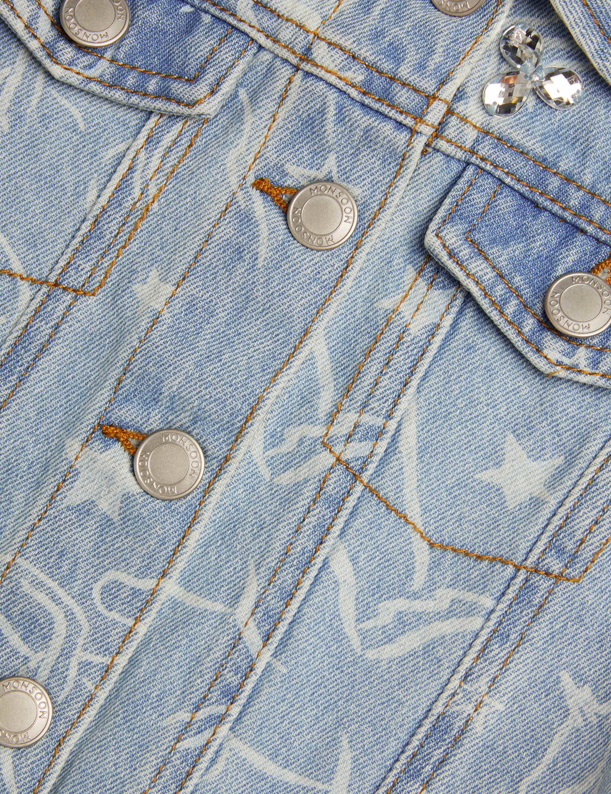 Unicorn Denim Jacket (3-12 Years) 2 of 3
