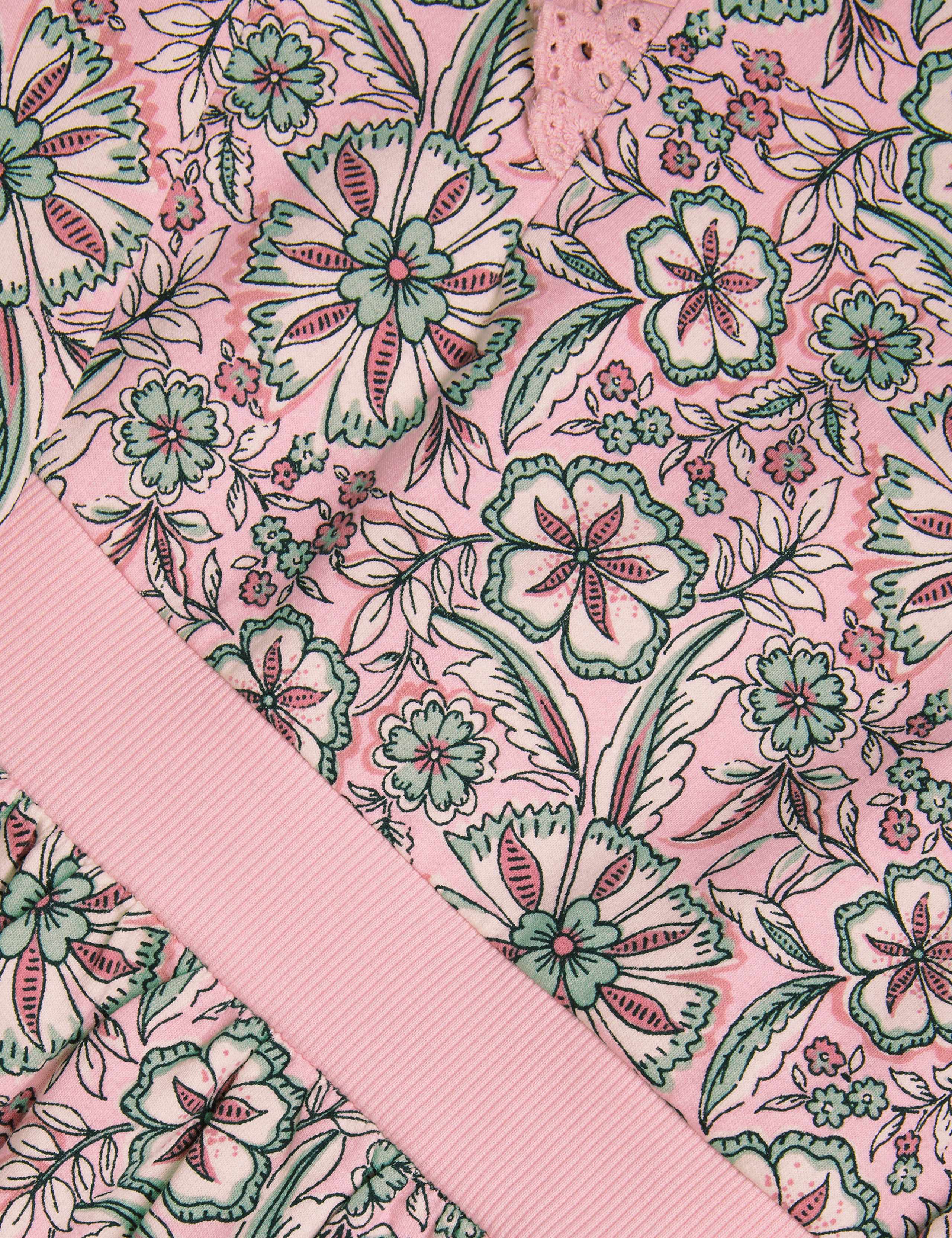 Pure Cotton Floral Broderie Frill Dress (3-13 Yrs) 3 of 3