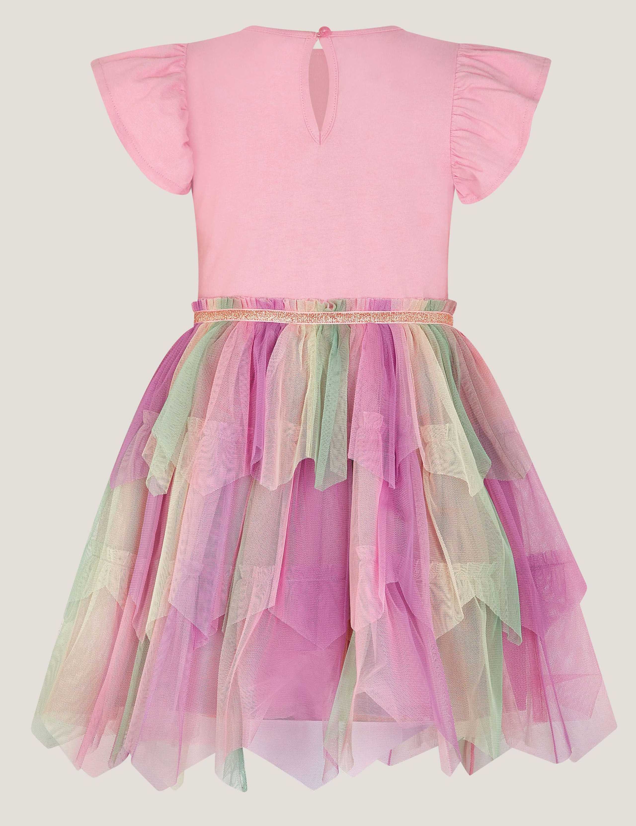 Butterfly Tiered Tulle Party Dress (3-13 Years) 3 of 4