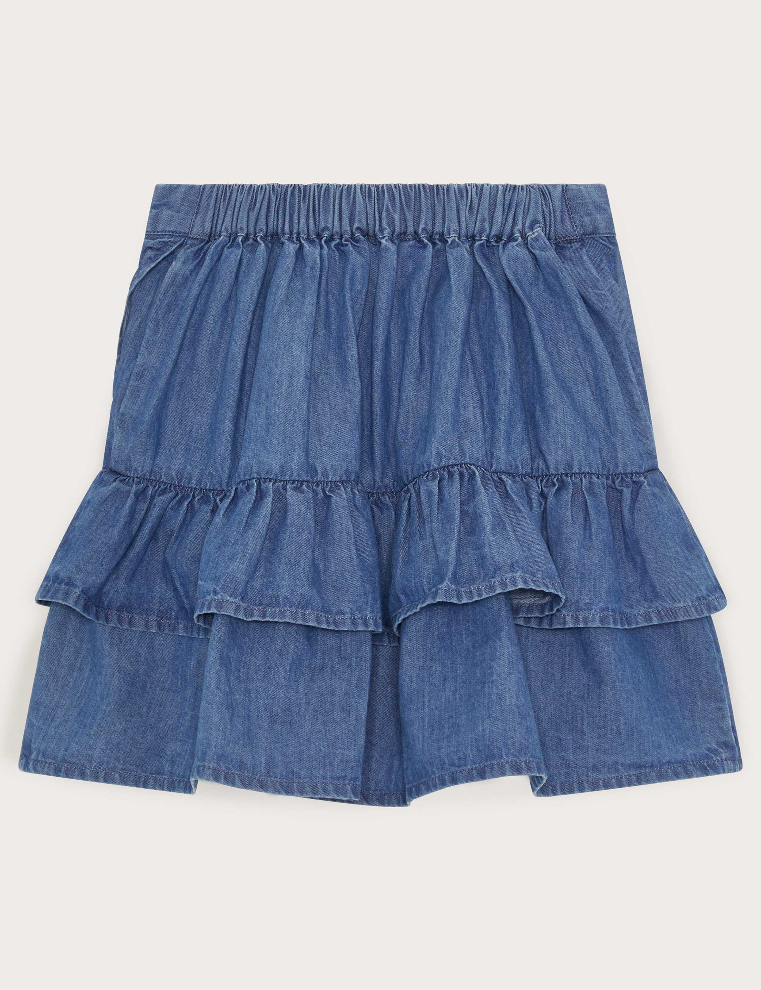 Denim Embroidered Skirt (3-13 Yrs) 3 of 3