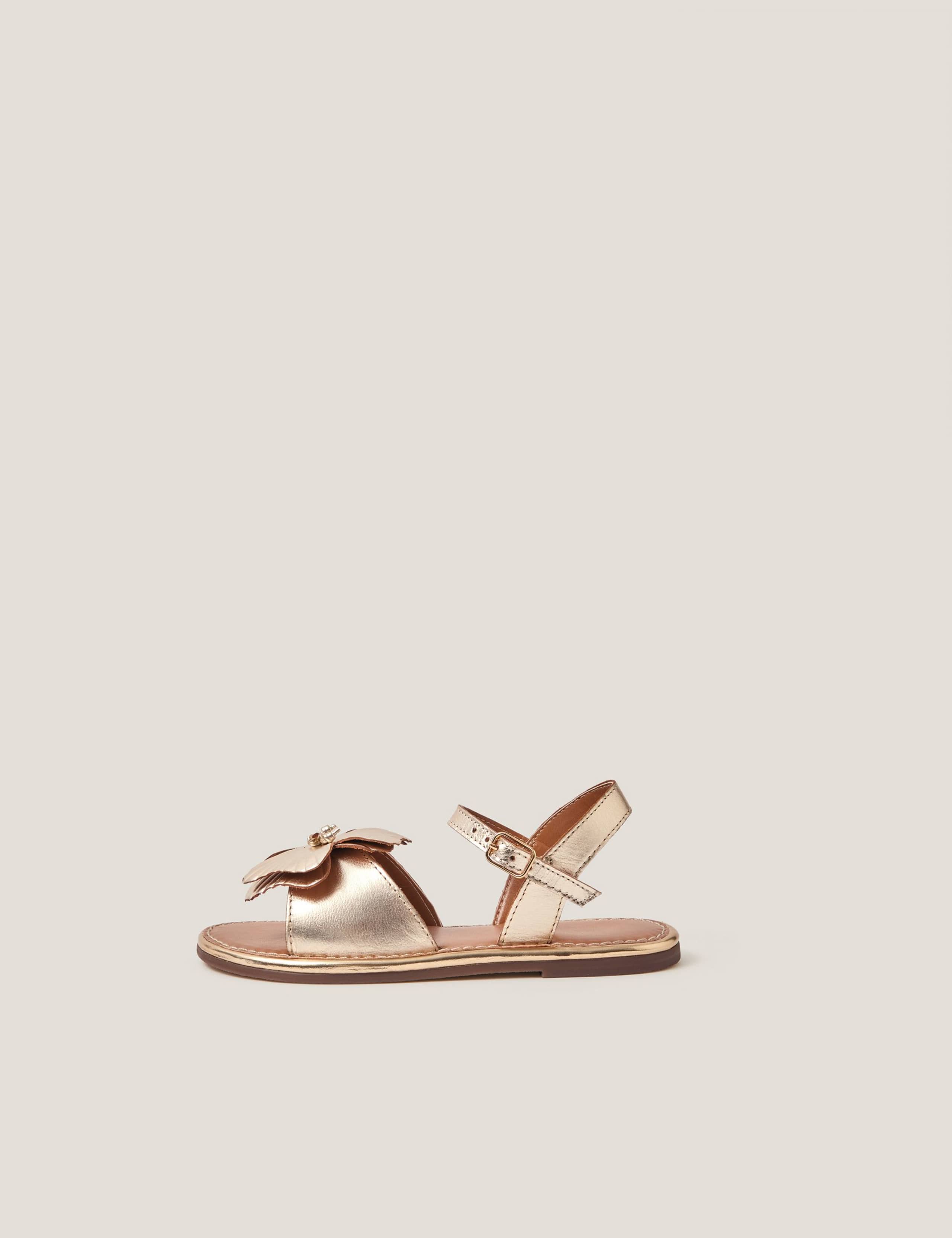 Leather Flower Sandals (8 Small-4 Large) 2 of 3