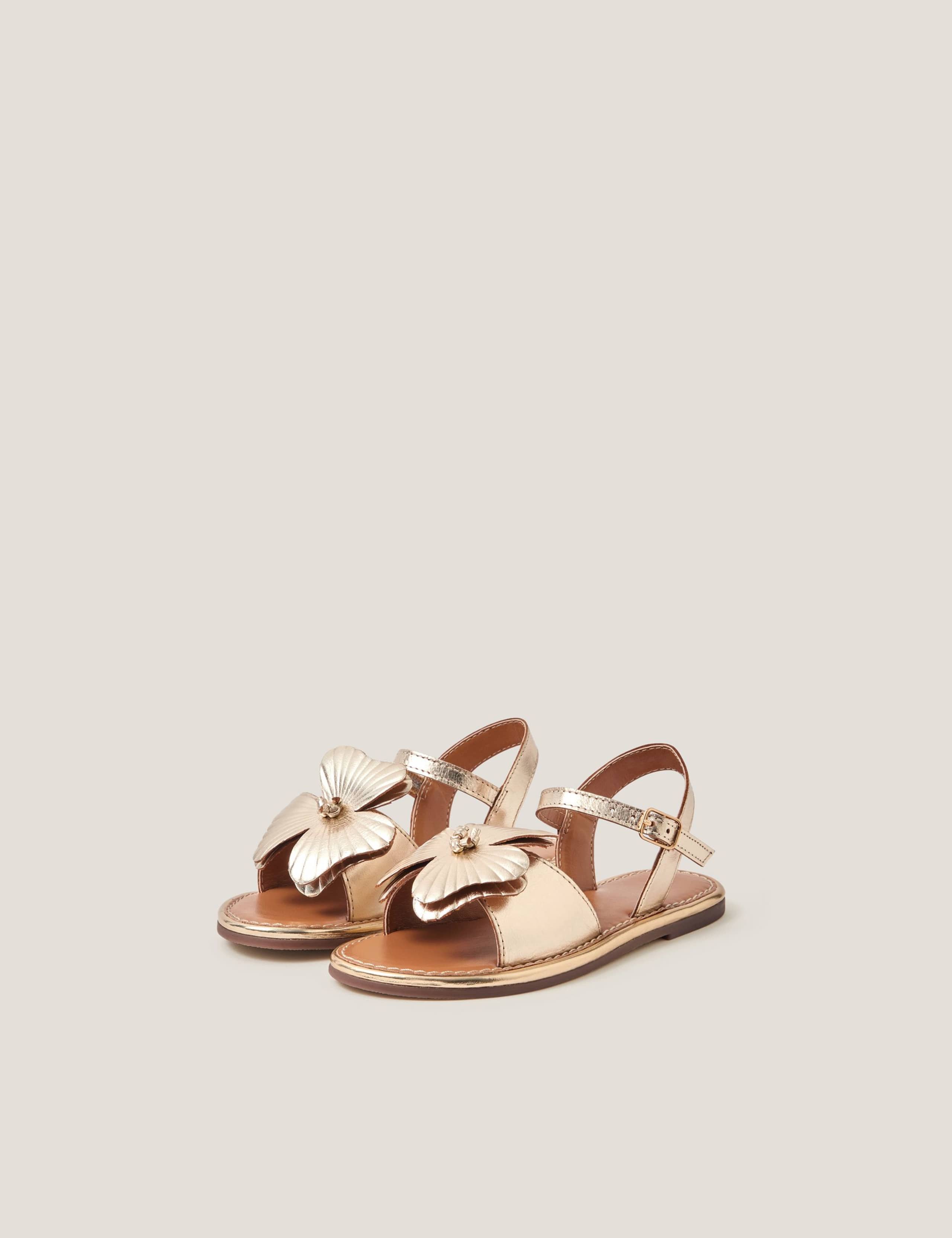 Leather Flower Sandals (8 Small-4 Large) 3 of 3