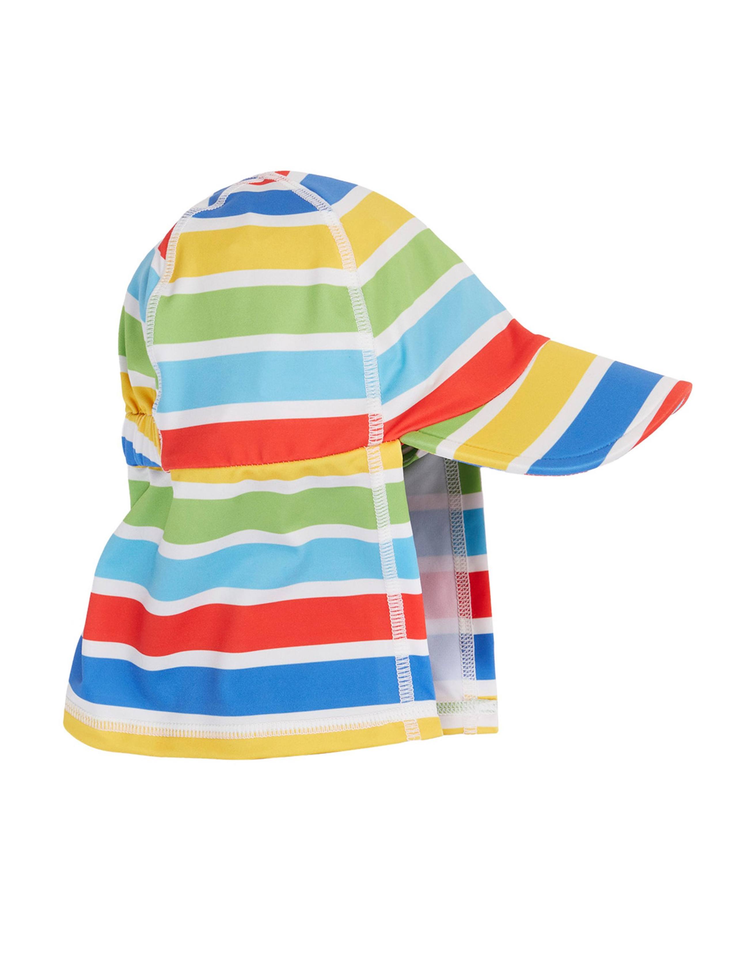 Kids' Striped Swim Sun Hat (0-4 Yrs) 1 of 3