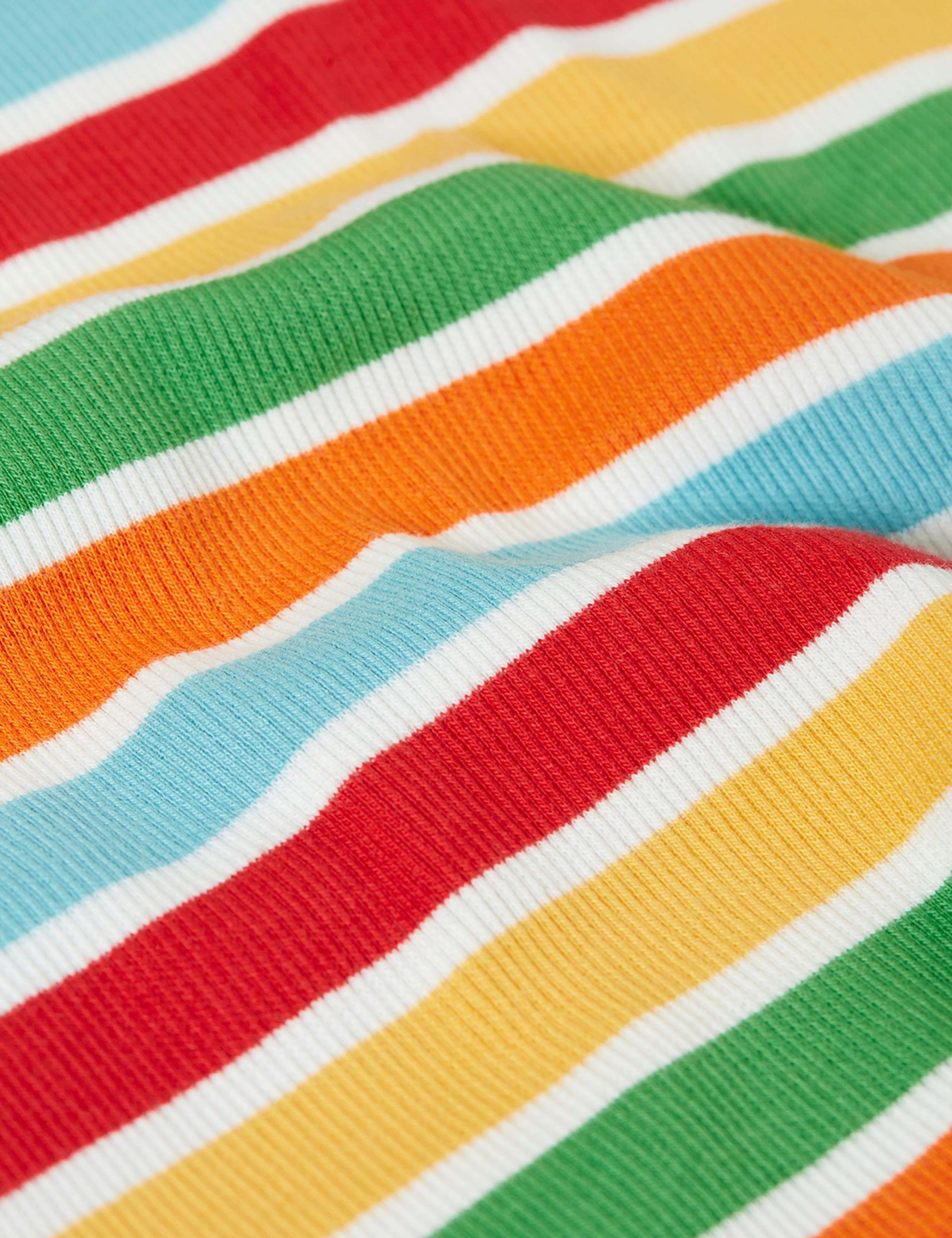 Cotton Rich Striped Ribbed Top (1-10 Years) 3 of 5