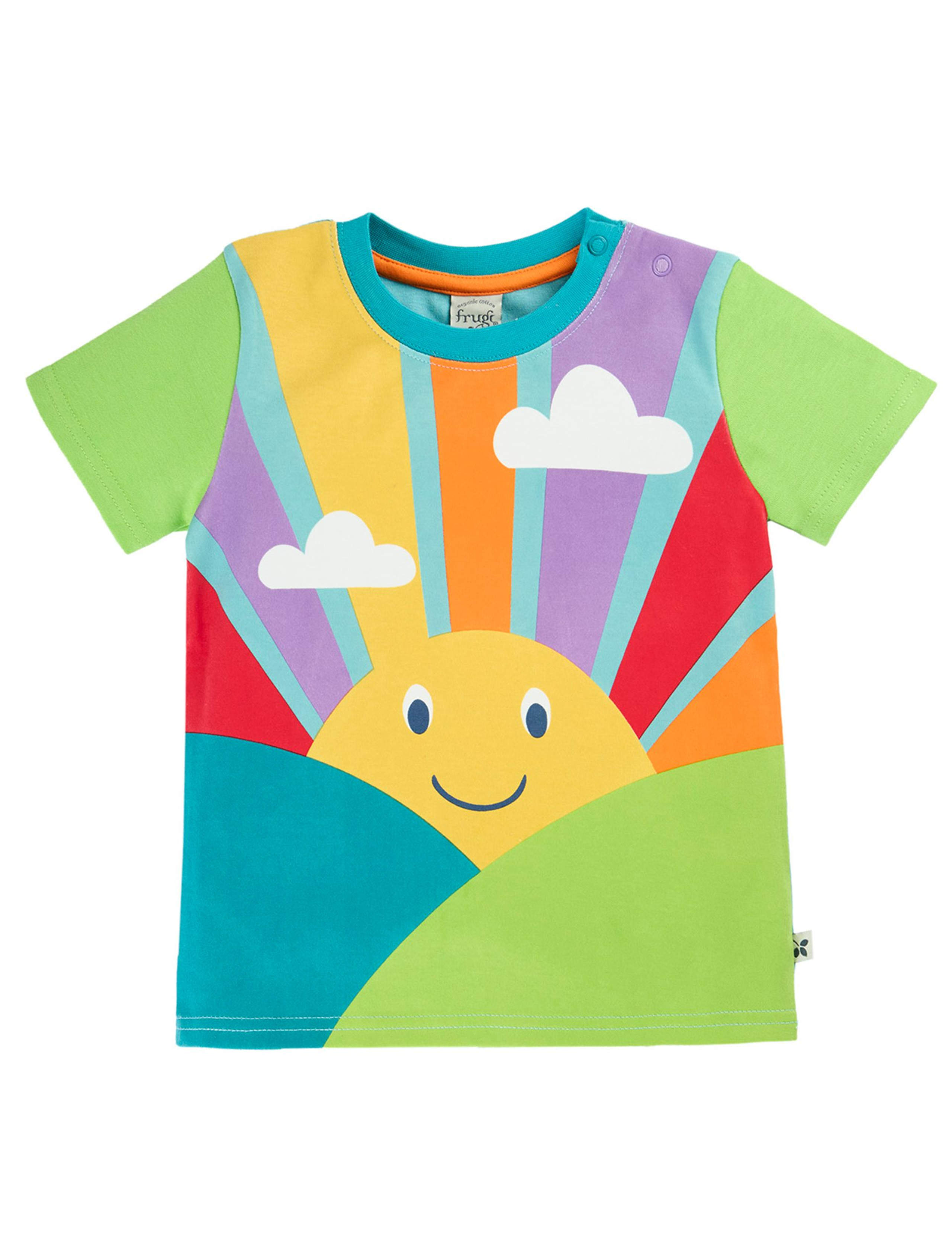 Pure Cotton Sun Graphic T-Shirt (3 Mths-8 Yrs) 1 of 4