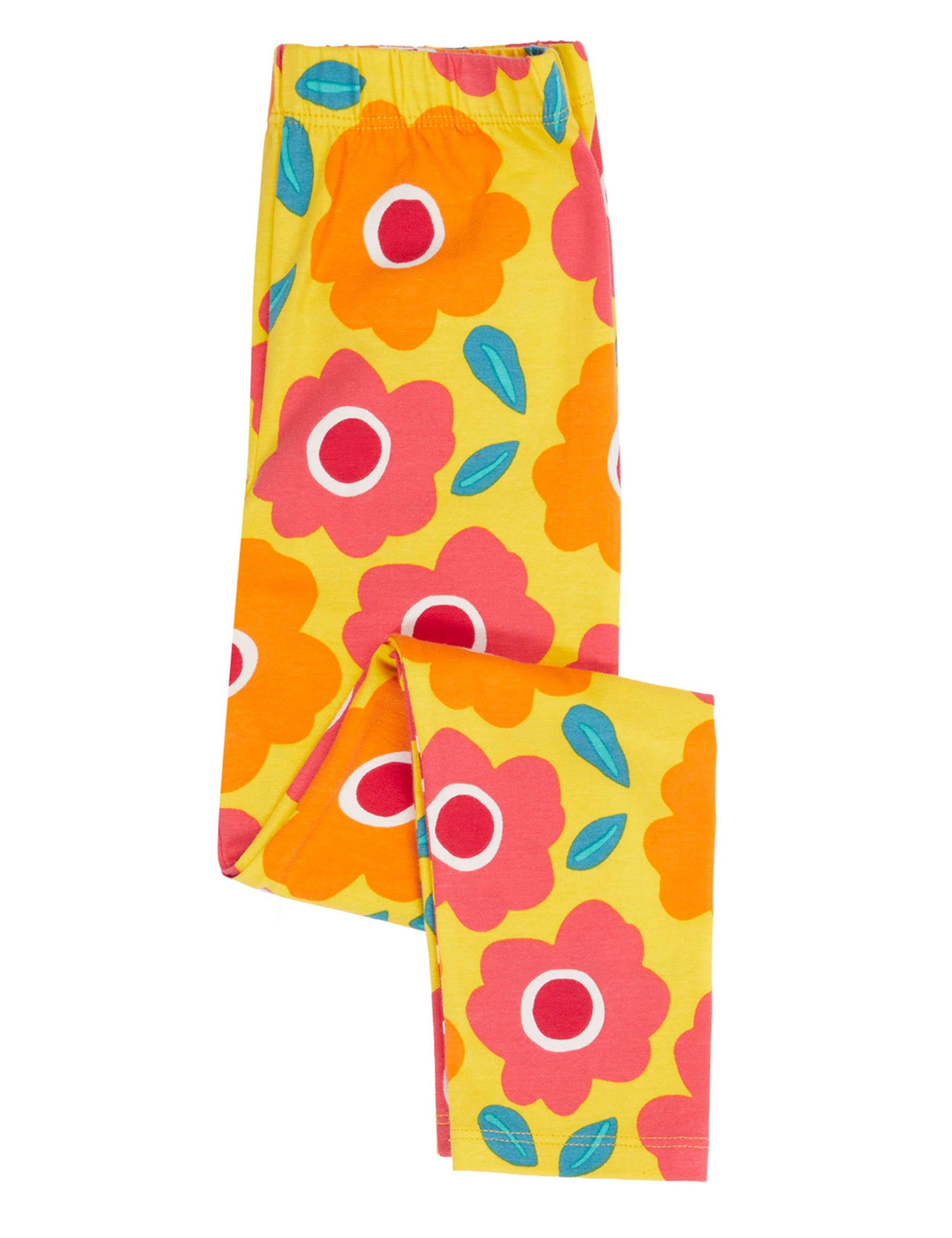 Cotton Rich Floral Leggings (1-10 Yrs) 3 of 4