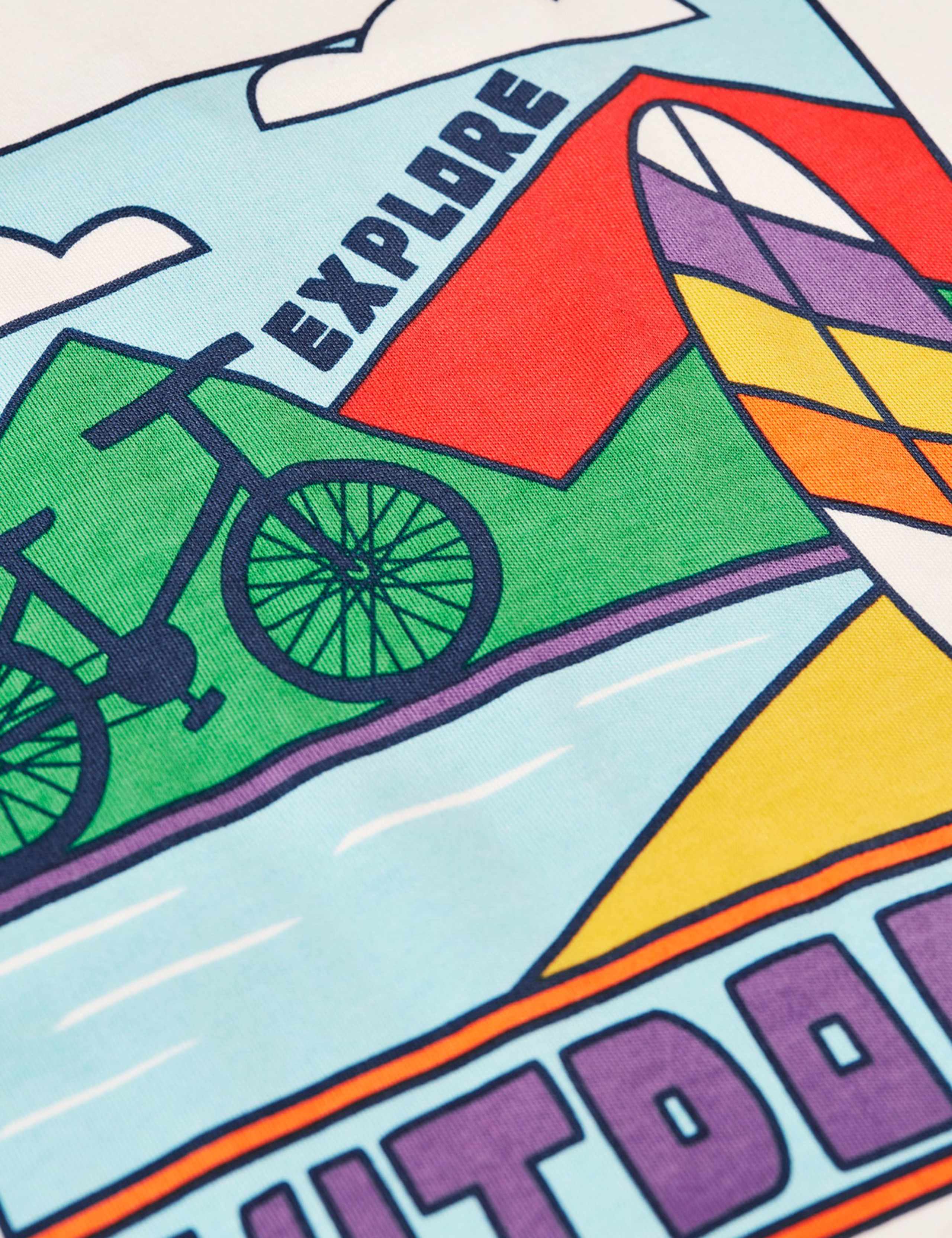 Pure Cotton Outdoors Graphic T-Shirt (1-12 Years) 3 of 5