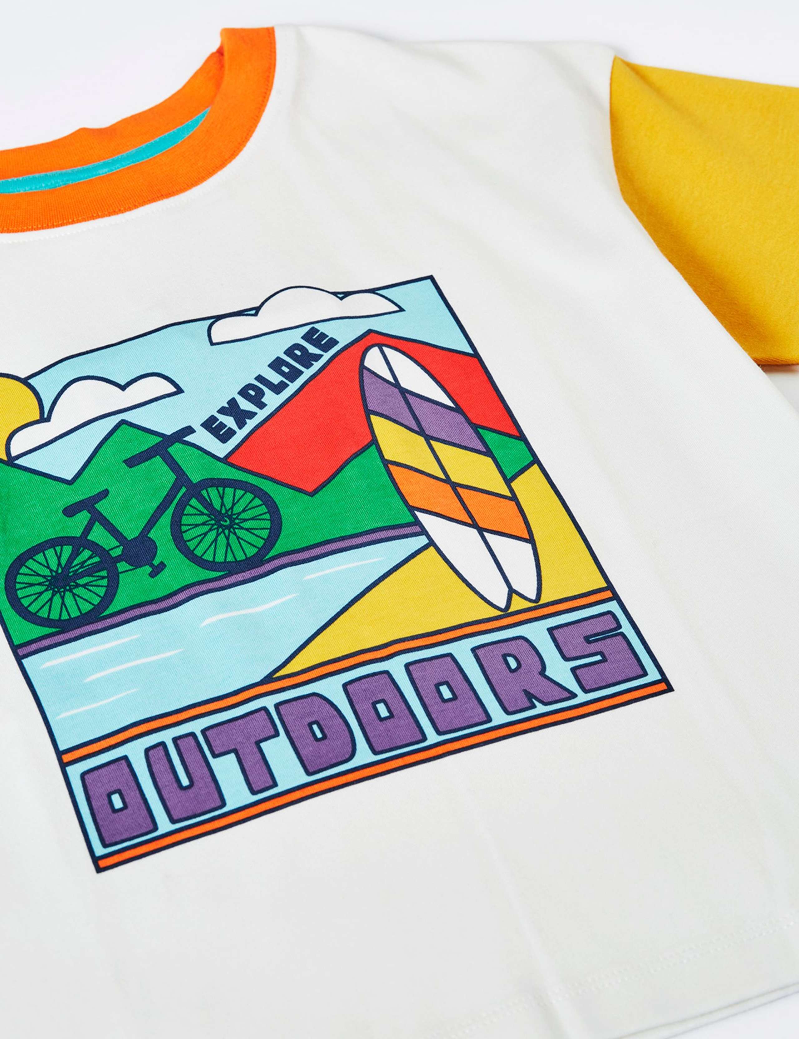 Pure Cotton Outdoors Graphic T-Shirt (1-12 Years) 4 of 5