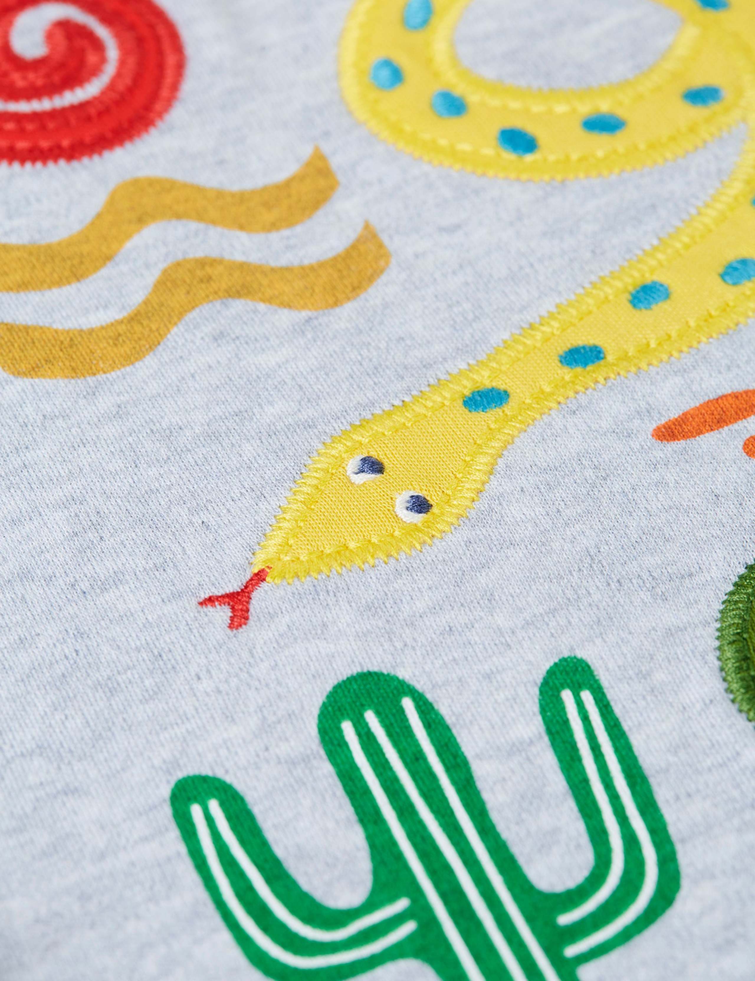 Pure Cotton Animal Applique Top (1-10 Yrs) 3 of 5