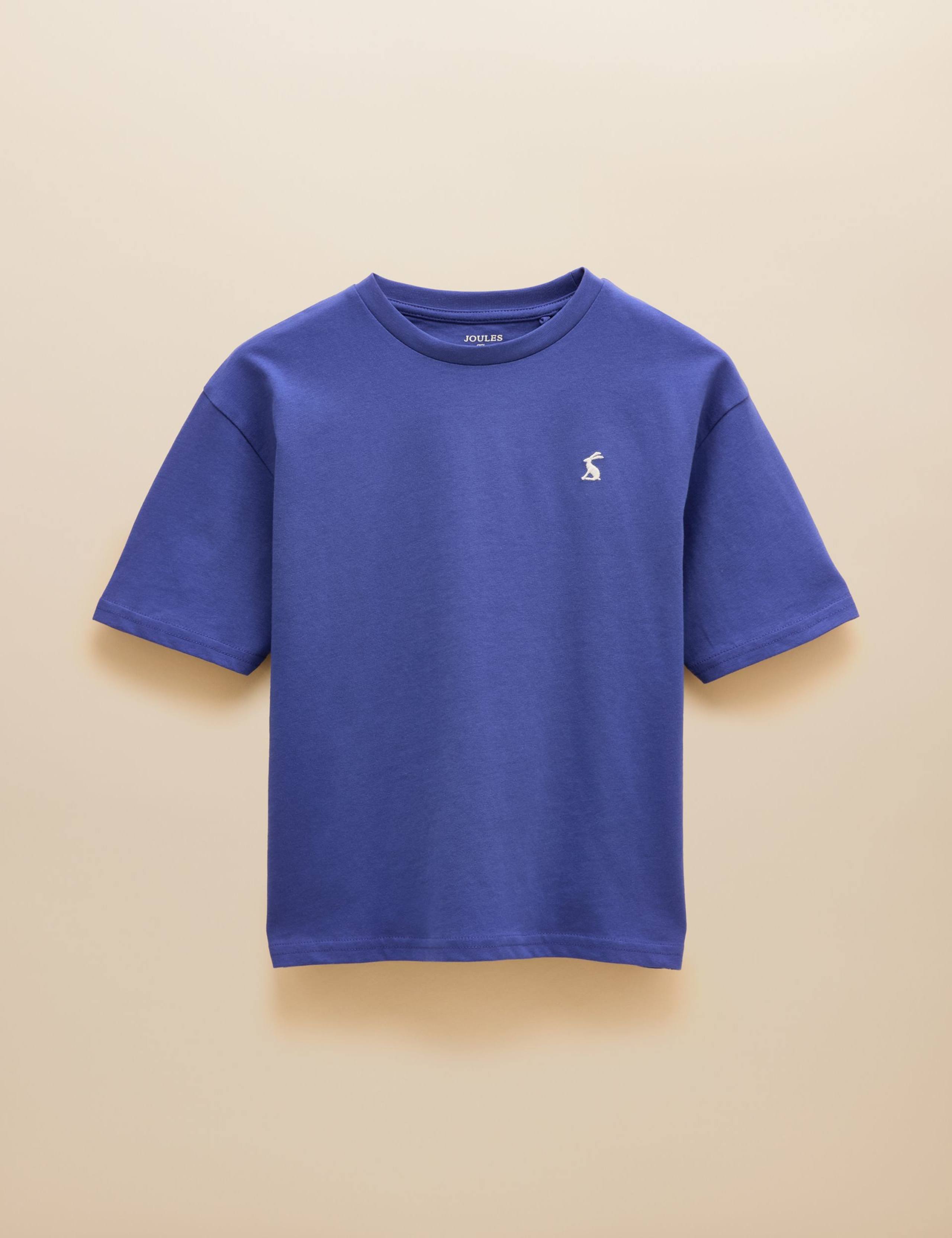 3 Pack Pure Cotton Plain & Striped T-Shirts (1-12 Yrs) 8 of 12