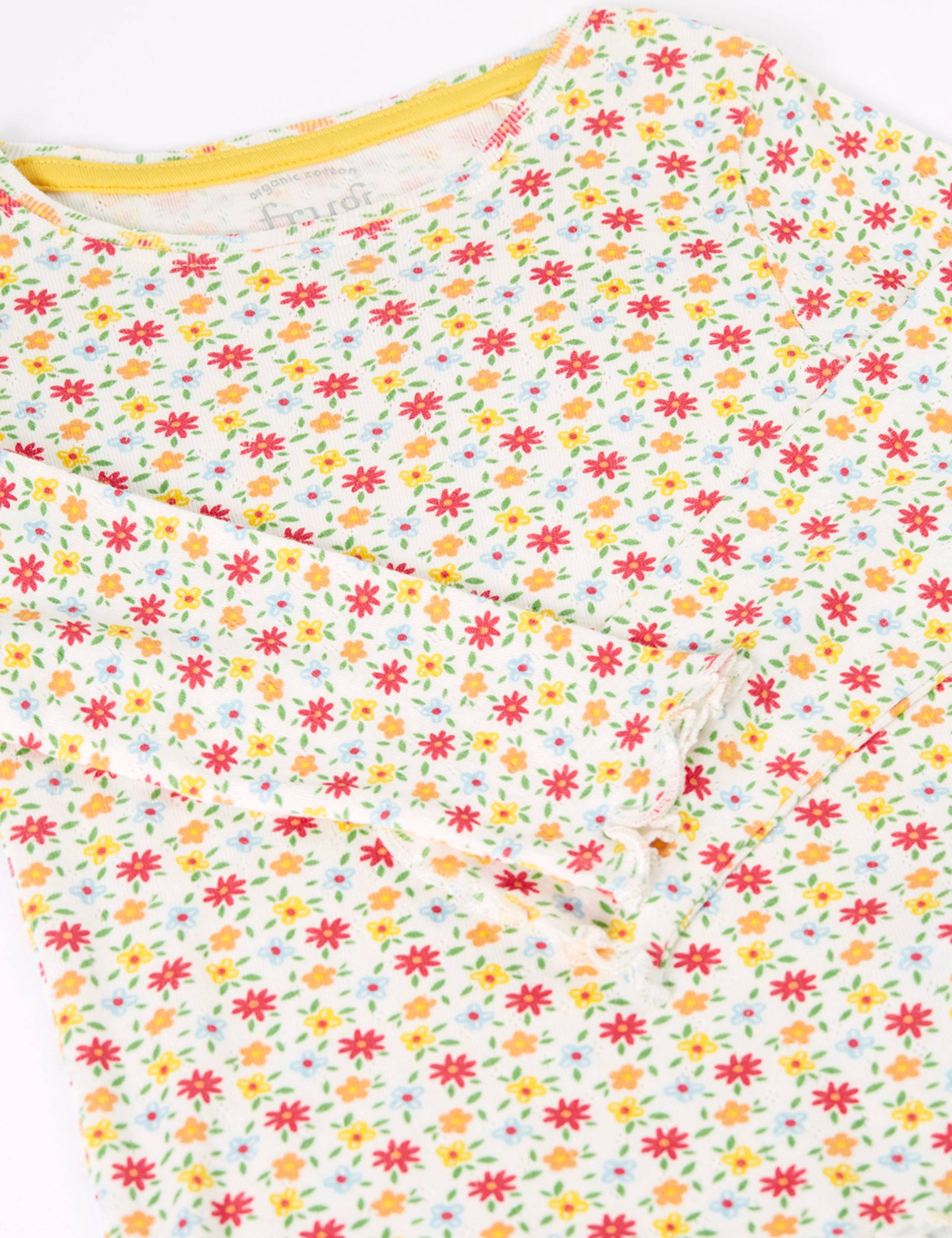 Pure Cotton Floral Pyjamas (1-12 Yrs) 3 of 4