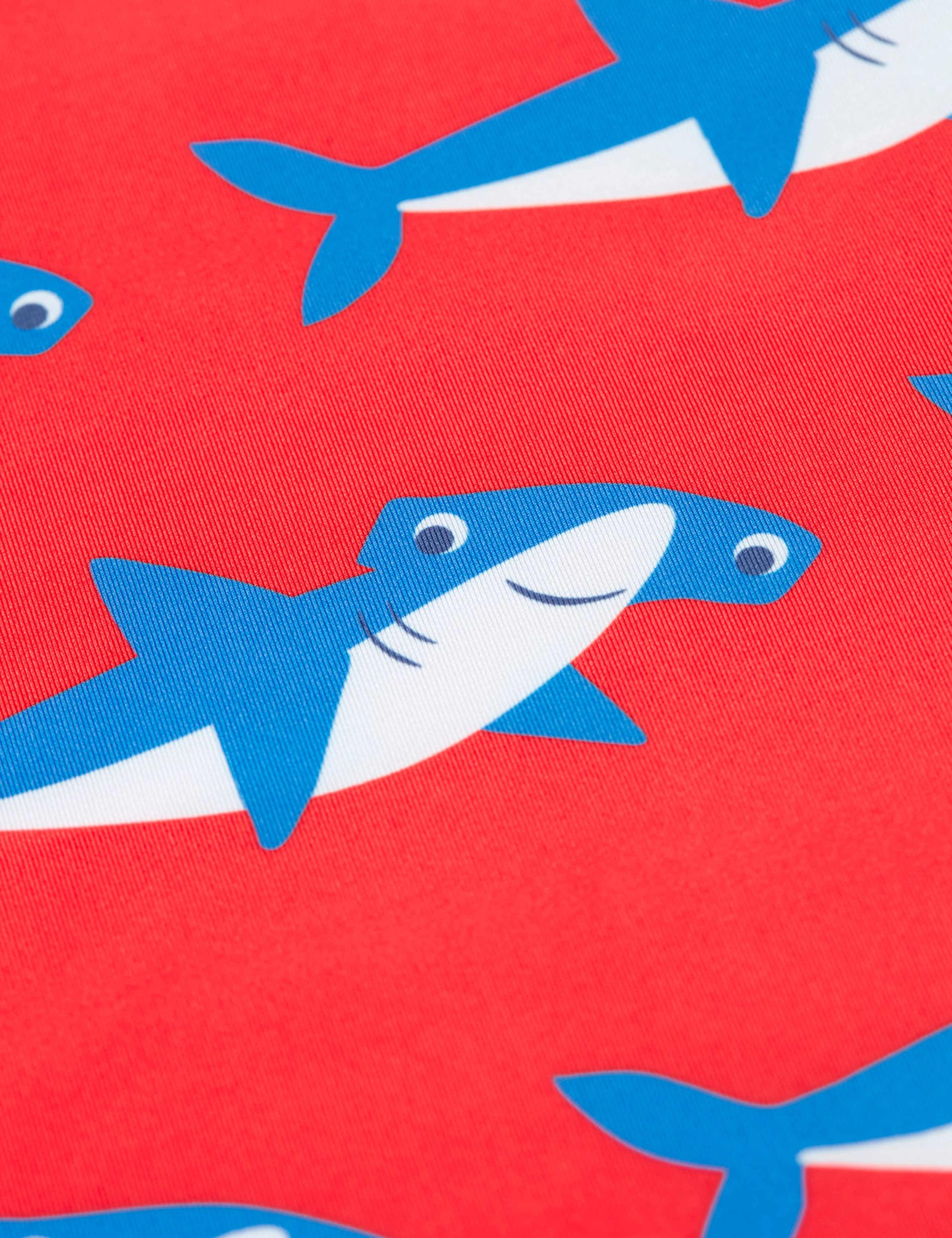 2 Piece Shark Print Long Sleeve Swim Set (2-10 Yrs) 3 of 4