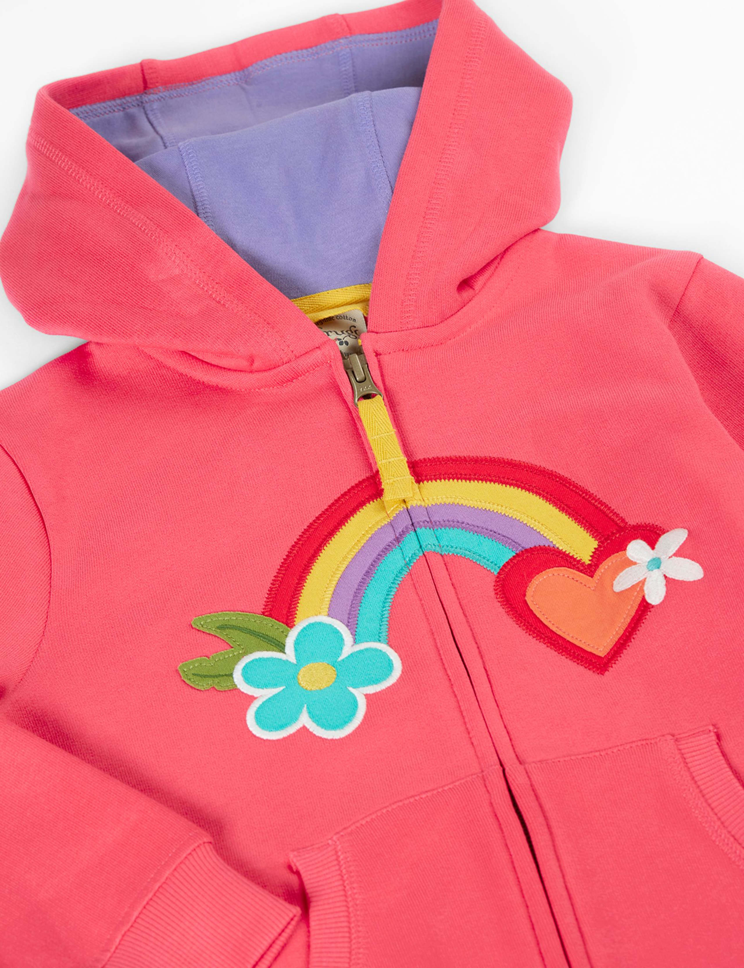 Pure Cotton Appliqué Hoodie (1-10 Yrs) 3 of 3