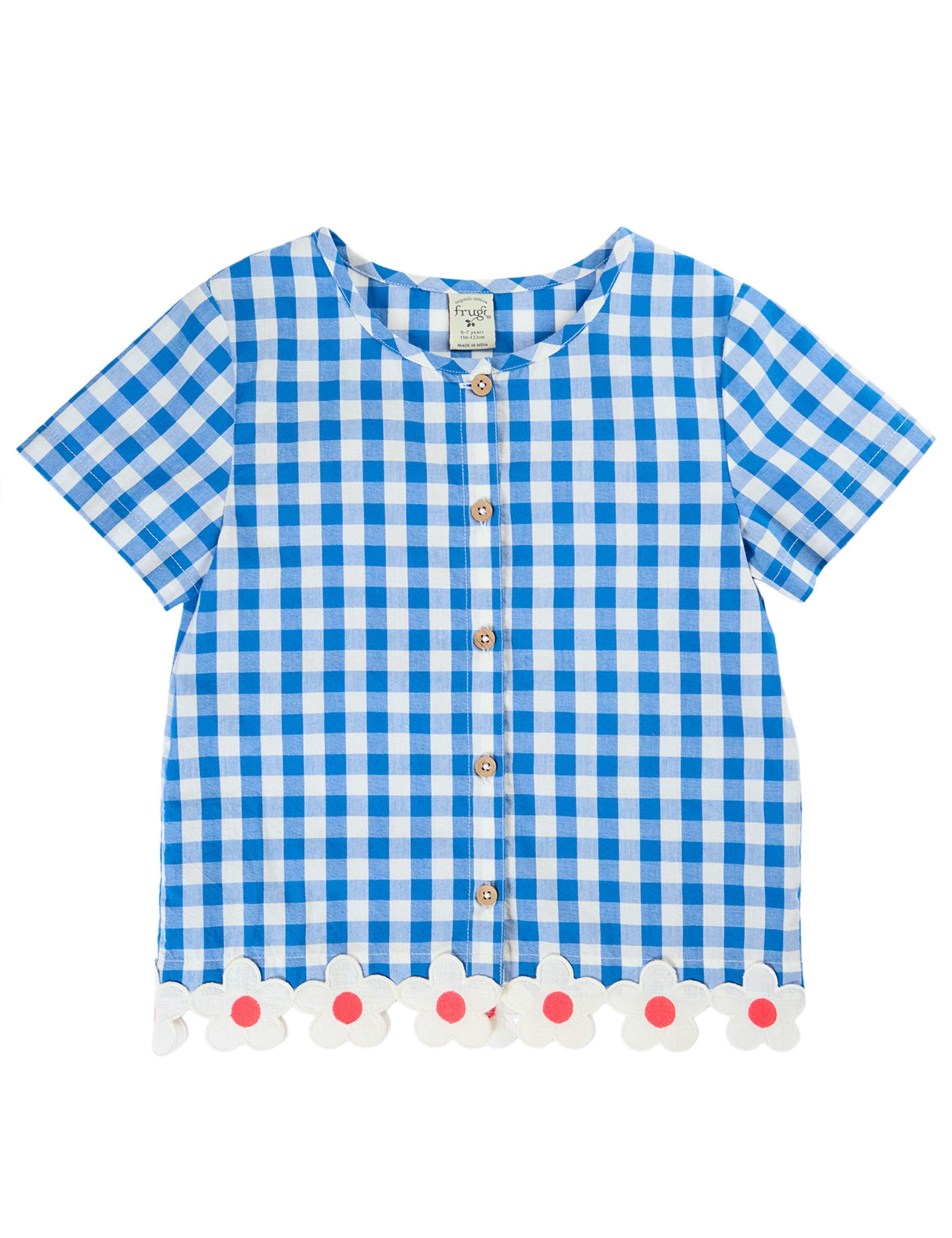 Pure Cotton Checked Shirt (2-10 Yrs) 1 of 5