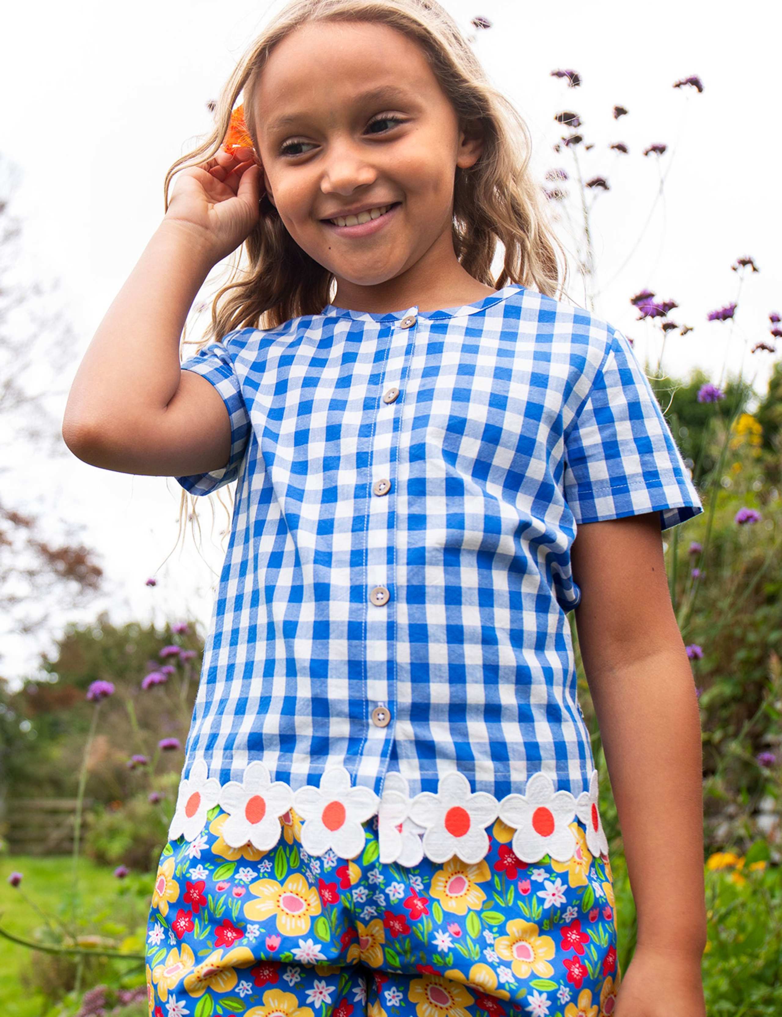 Pure Cotton Checked Shirt (2-10 Yrs) 2 of 5