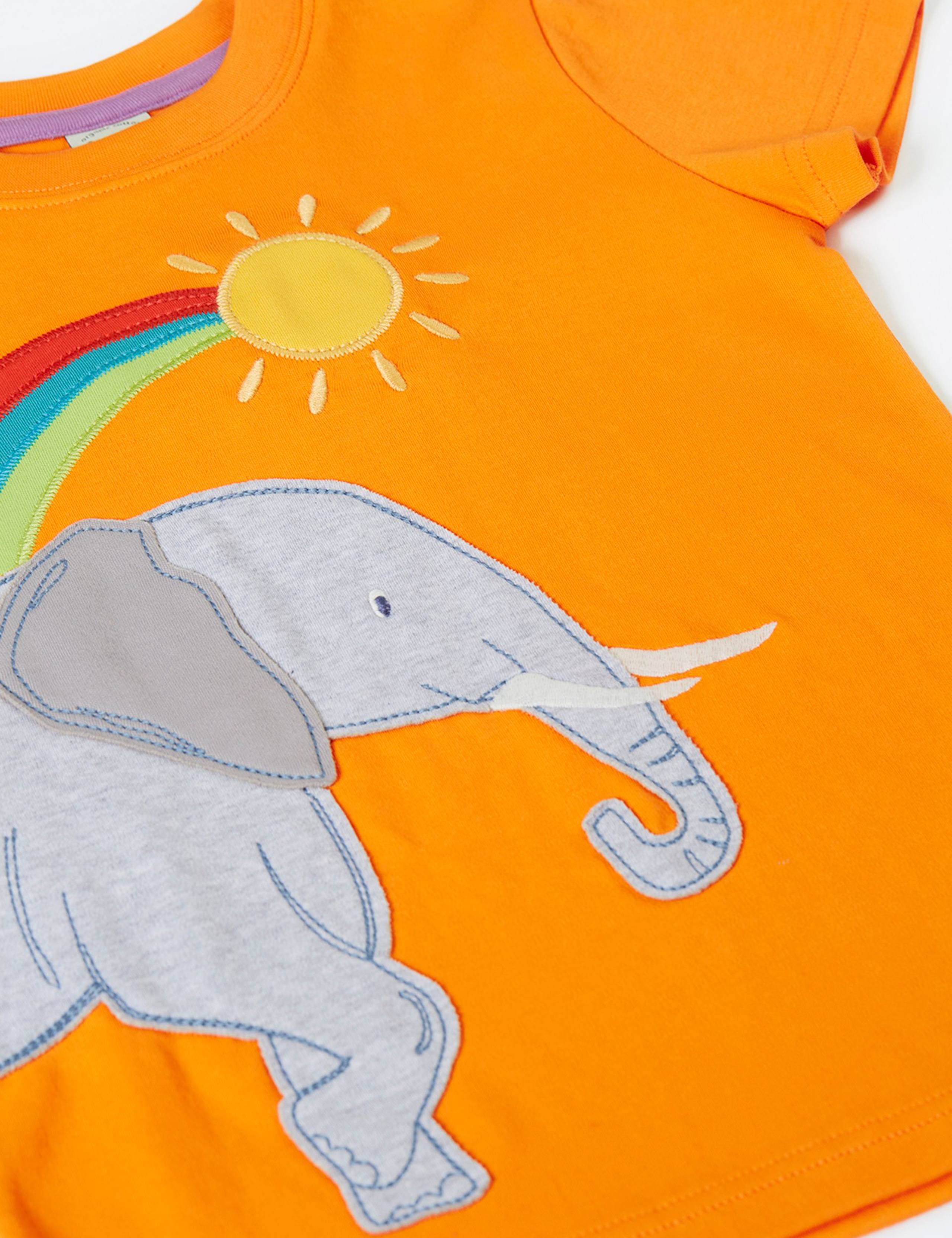 Pure Cotton Basketball Appliqué T-Shirt (1-12 Yrs) 3 of 3