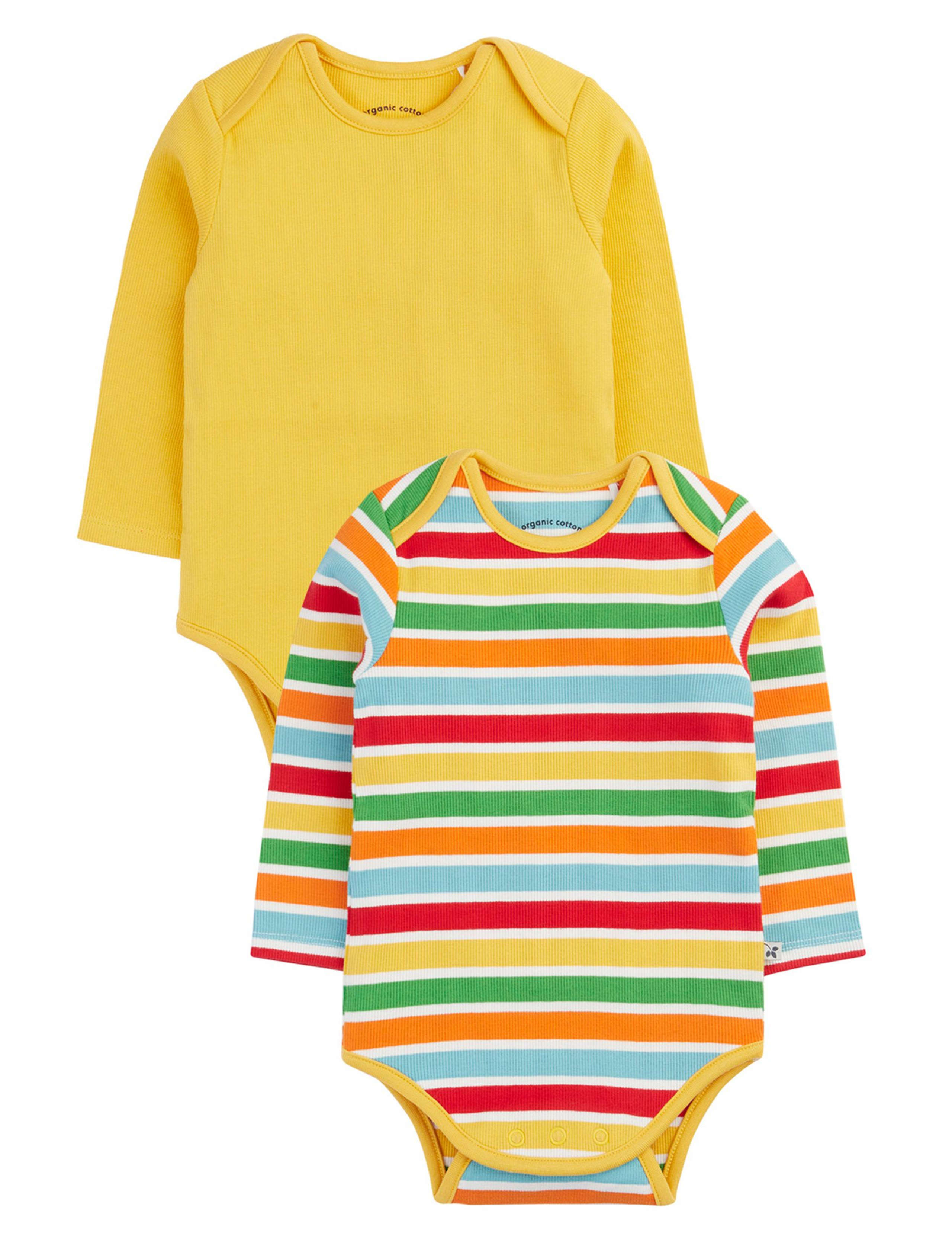 2 Pack Cotton Rich Bodysuits (0-24 Months) 6 of 6