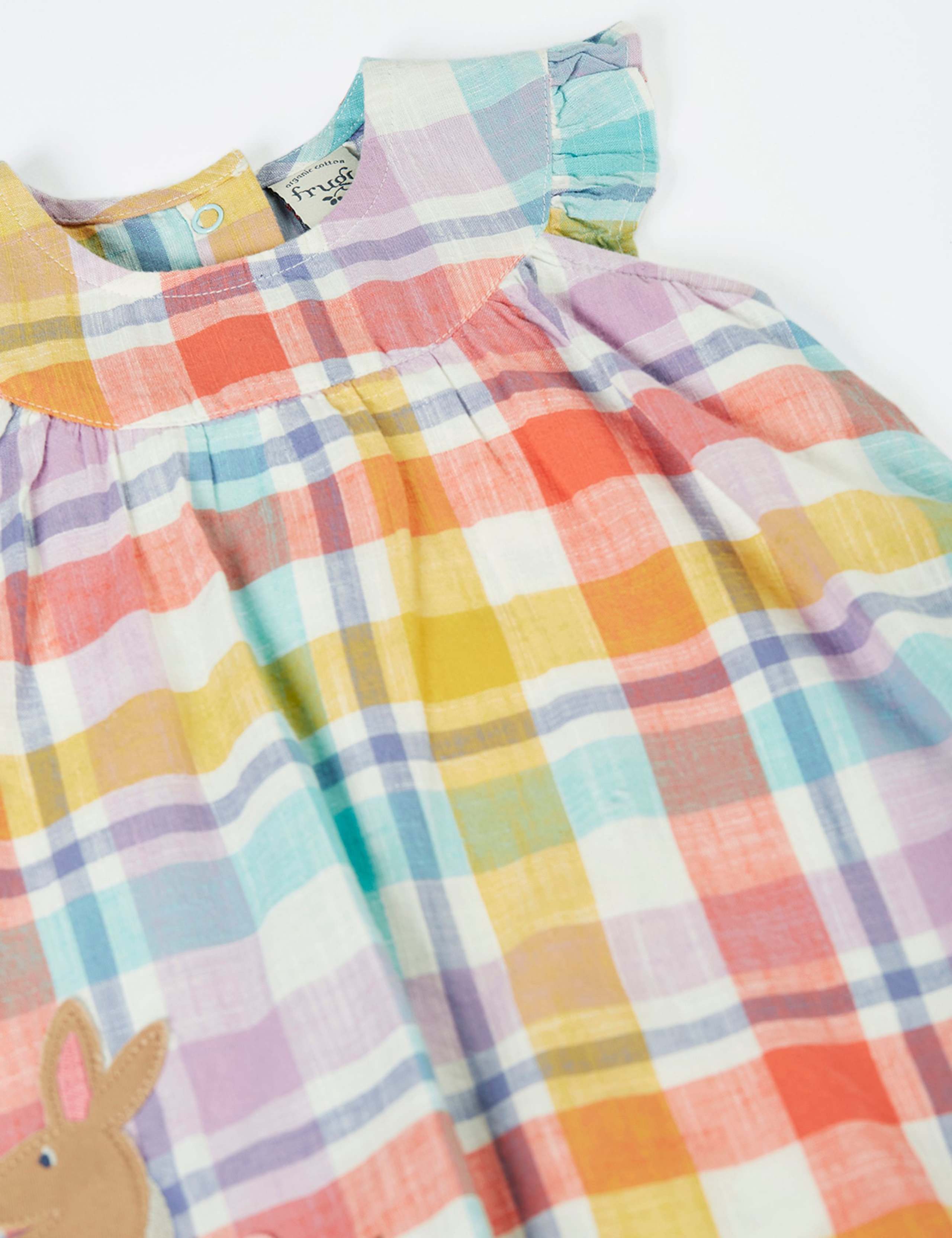 Pure Cotton Checked Dress (3-24 Mths) 4 of 4