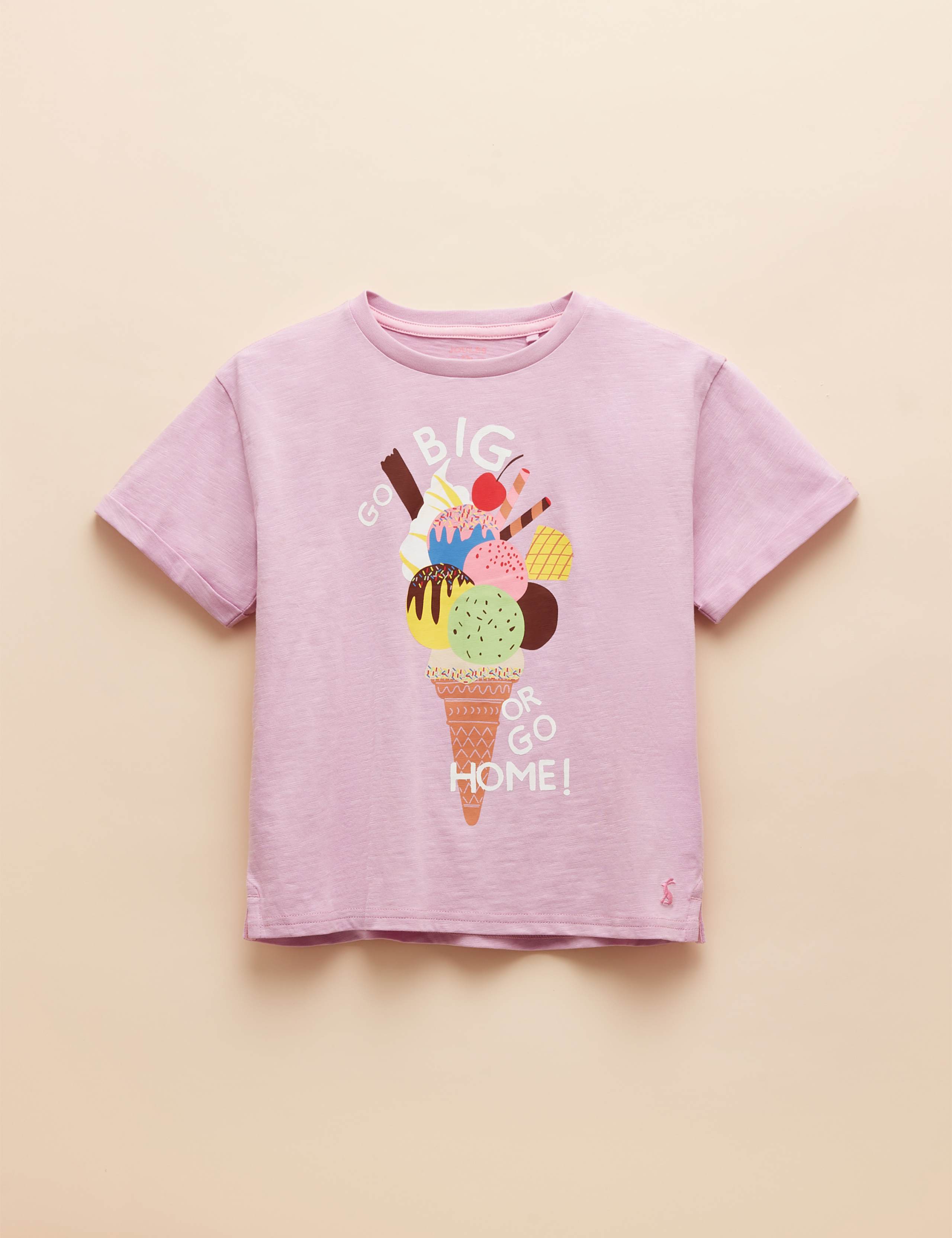 Pure Cotton Ice Cream T-Shirt (5-9 Yrs) 1 of 4