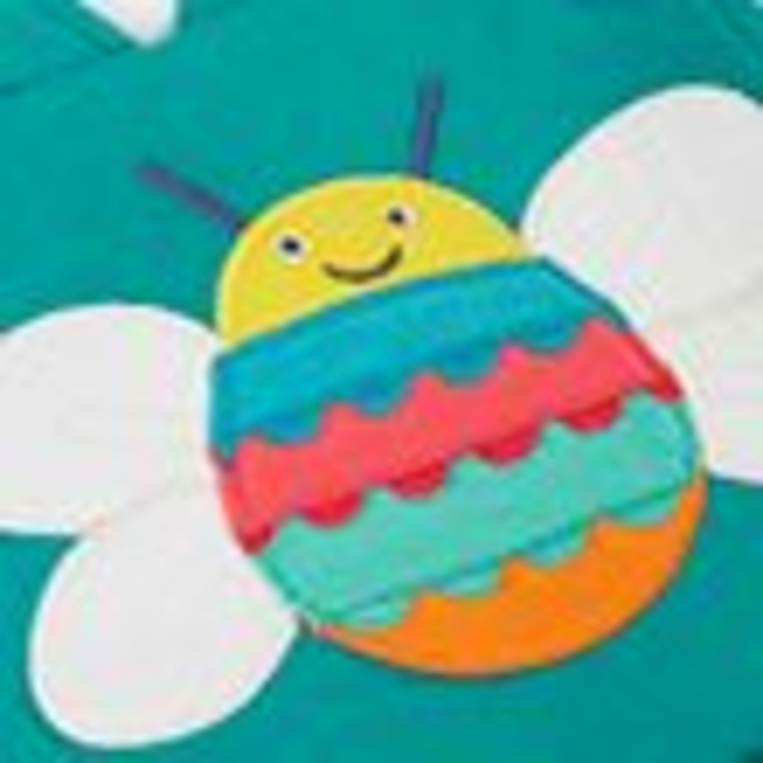 Pure Cotton Bee Applique Pinafore Dress (3 Mths-8 Yrs) 6 of 6