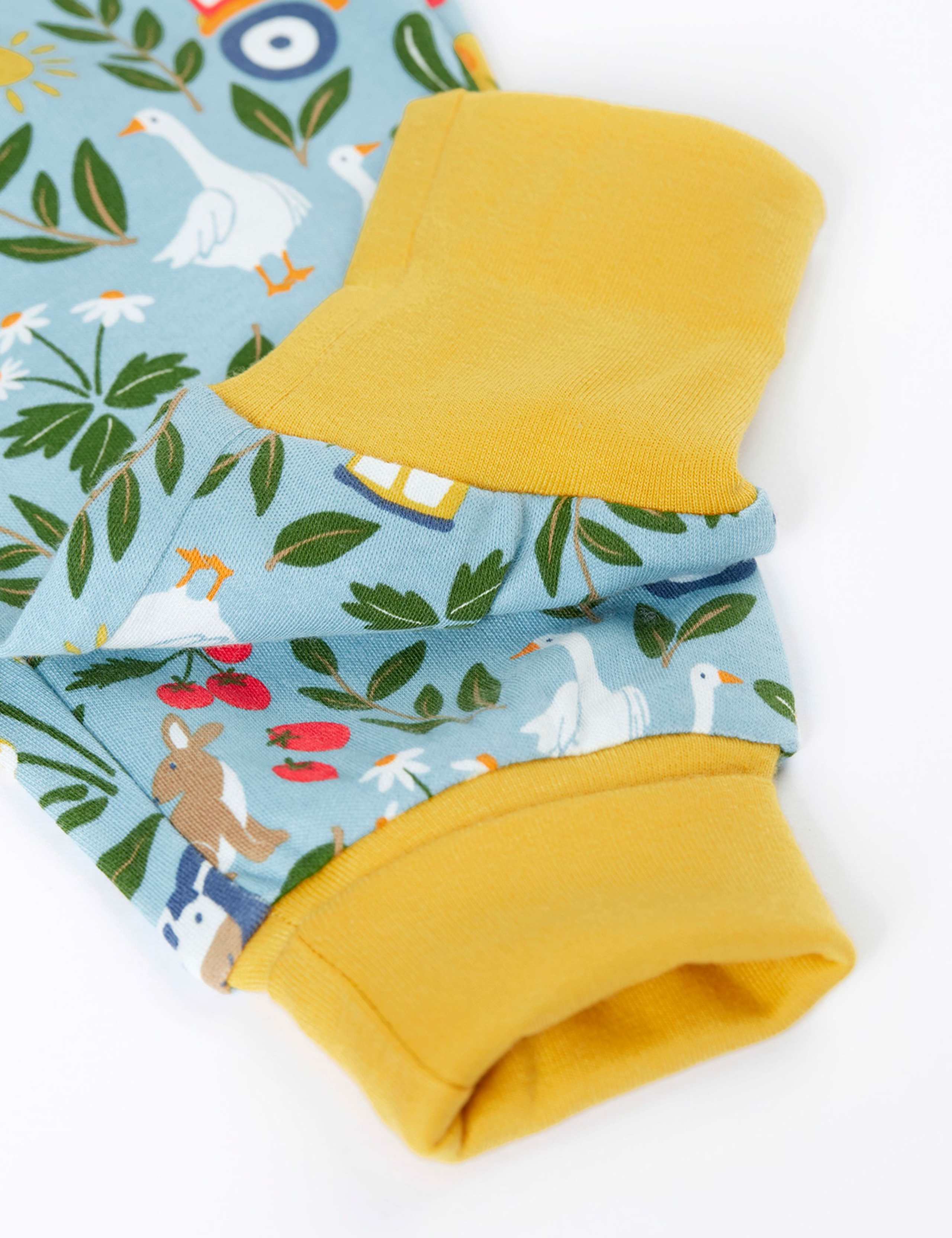 Pure Cotton Printed Dungarees (3 Mths-5 Yrs) 2 of 3