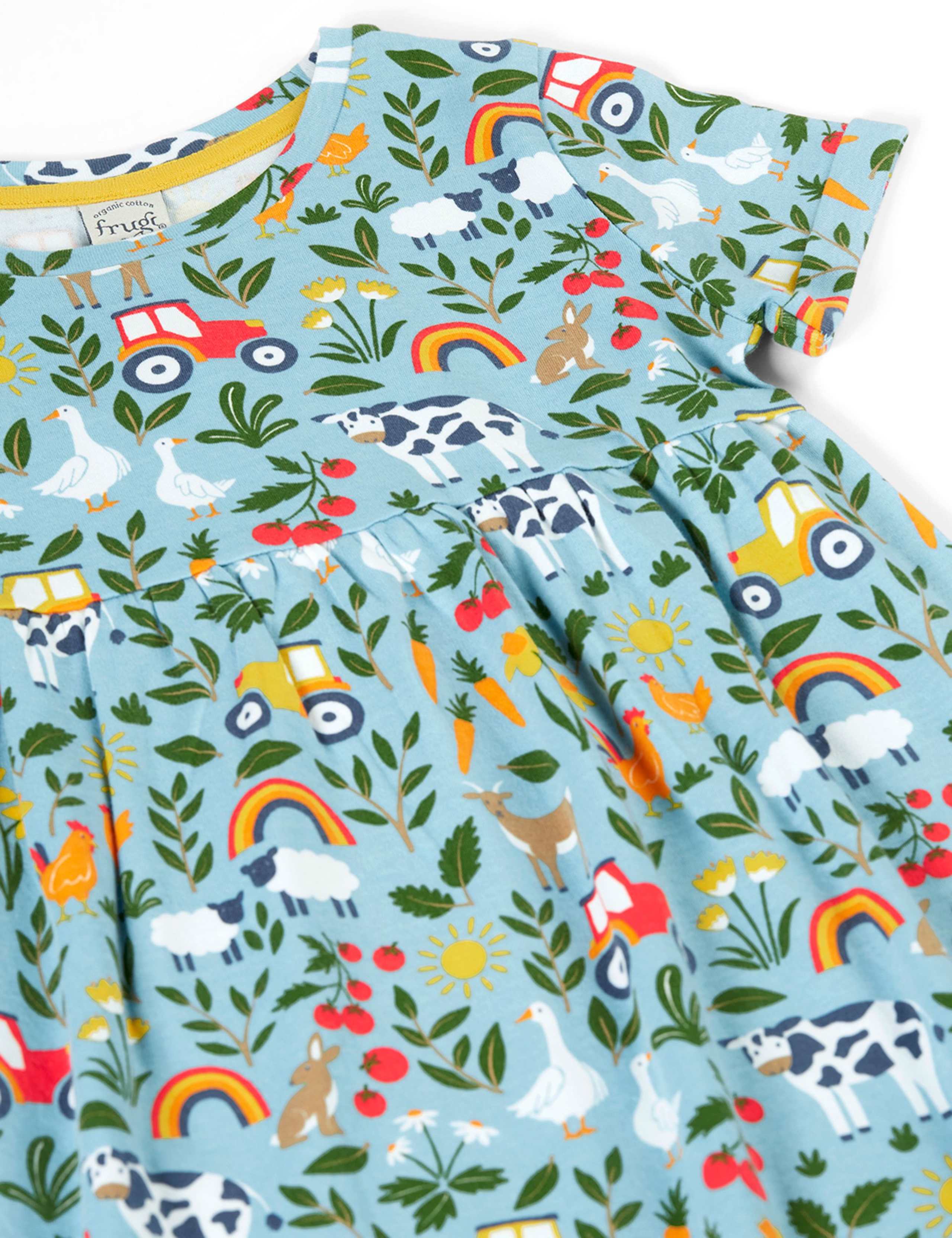 Pure Cotton Farm Print Dress (3 Months-8 Years) 4 of 5