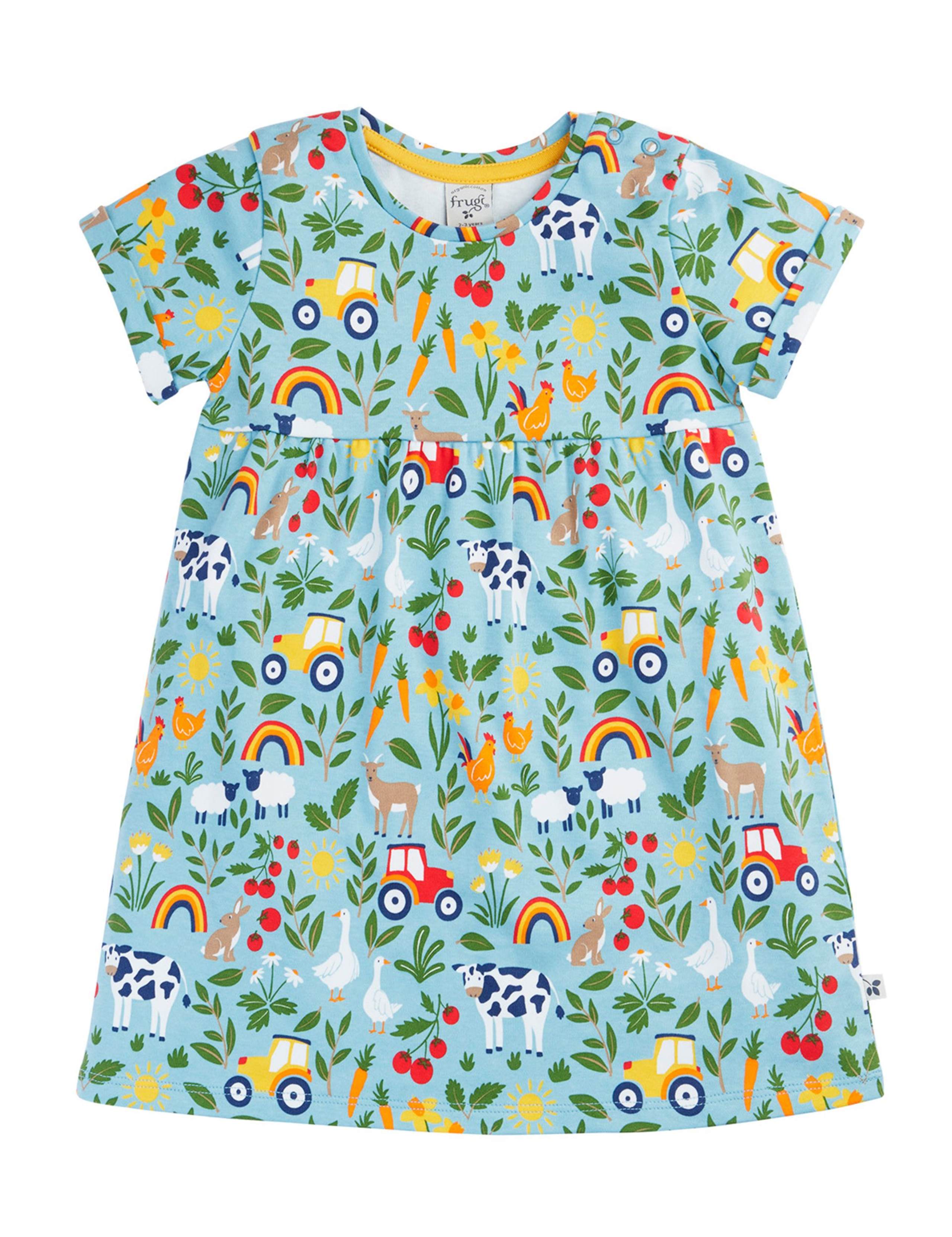 Pure Cotton Farm Print Dress (3 Mths-8 Yrs) 2 of 5